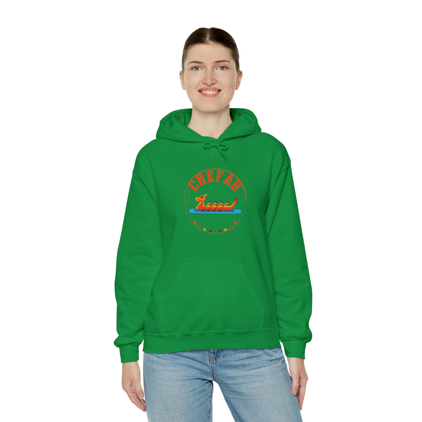 Chefao Dragonboat II, Unisex Heavy Blend Hooded Sweatshirt