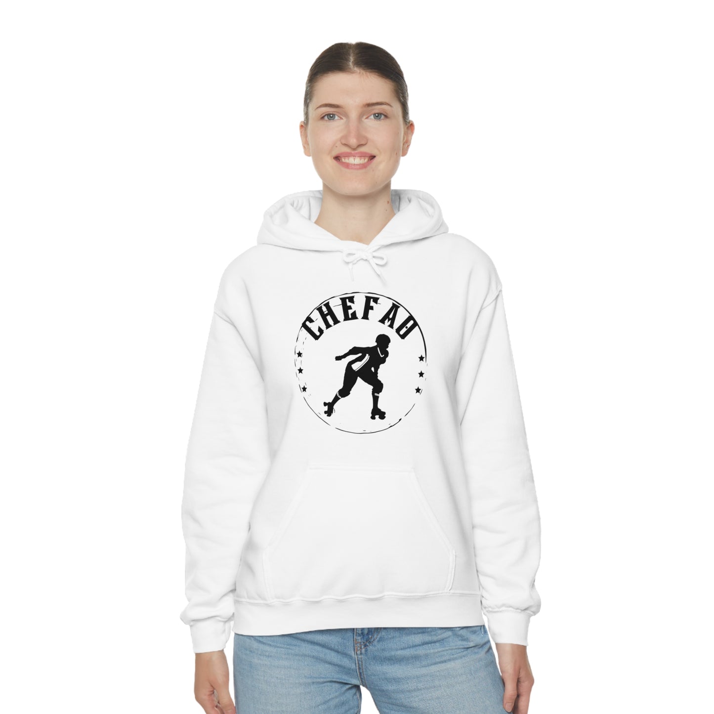 Chefao Roller Derby I, Unisex Heavy Blend Hooded Sweatshirt