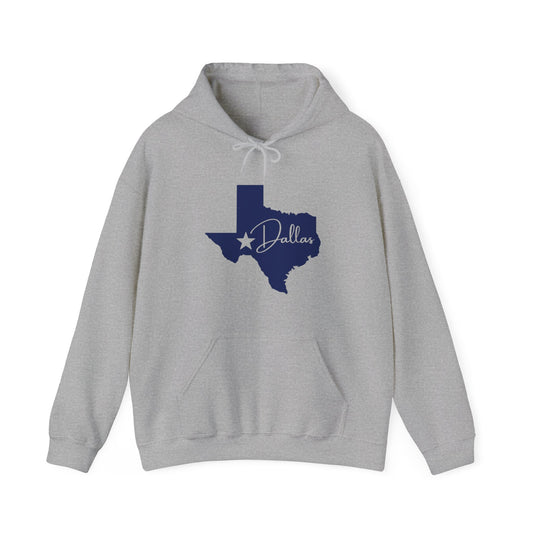 Chefao Dallas, Texas I, Unisex Heavy Blend Hooded Sweatshirt