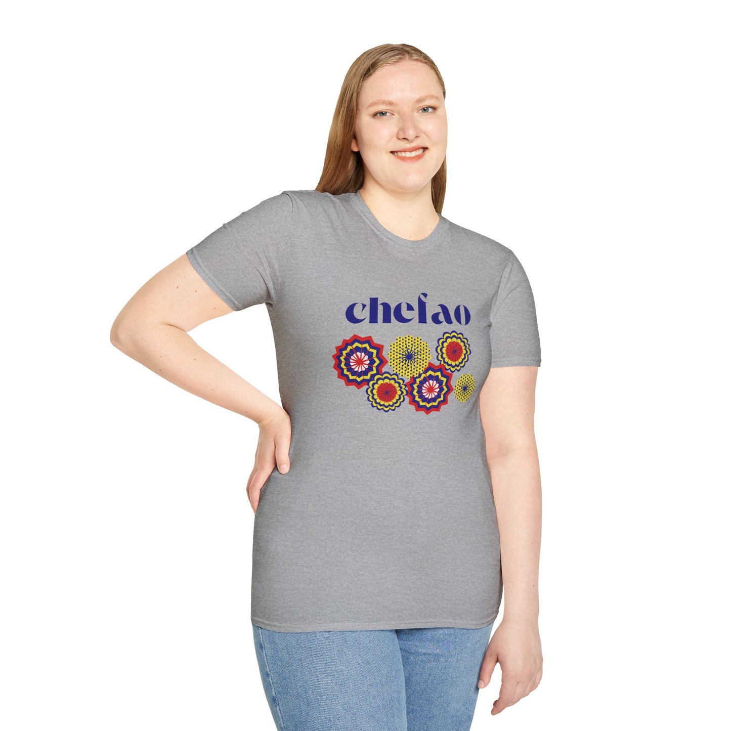 Chefao Paper Fans I, Unisex Softstyle T-Shirt