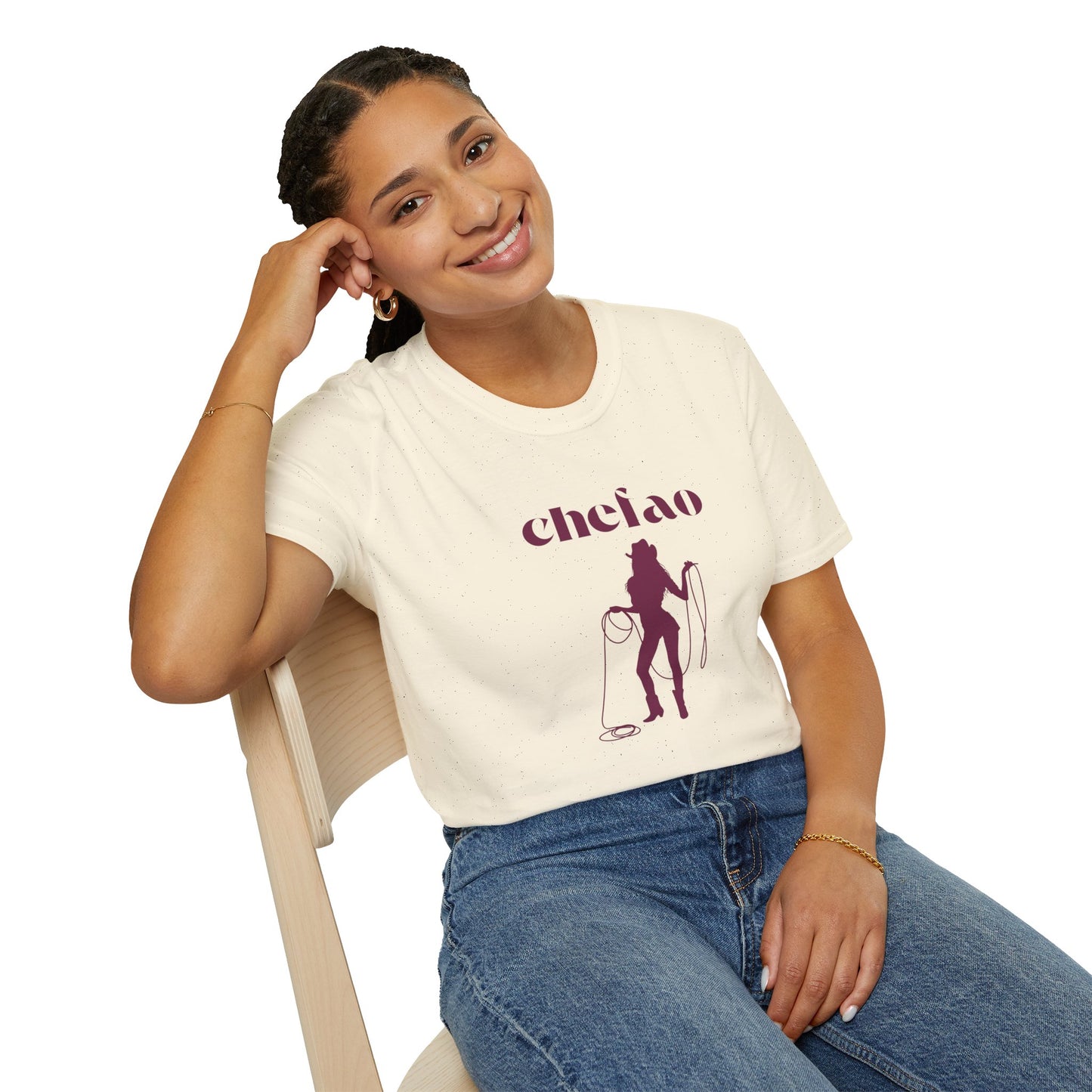 Chefao Cowgirl III, Unisex Softstyle T-Shirt