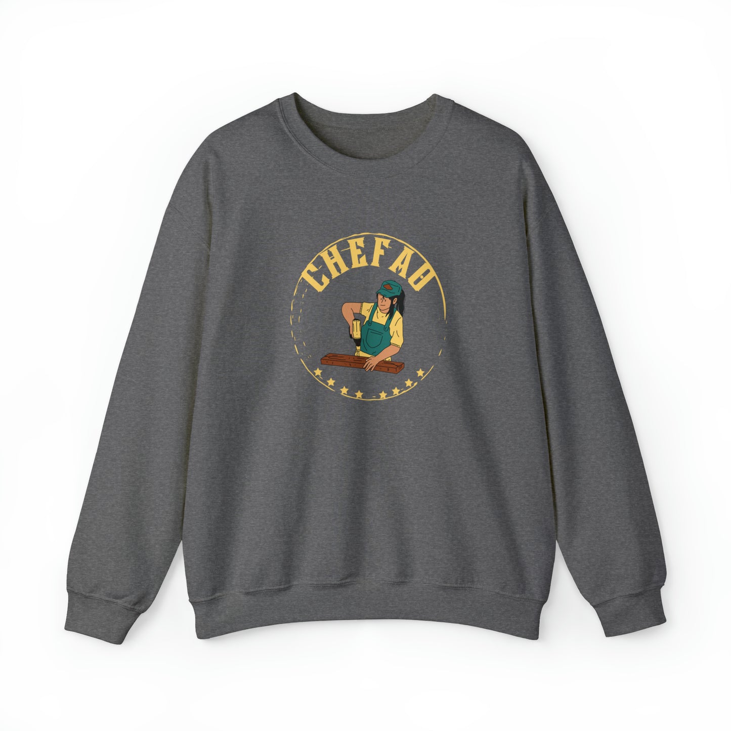 Chefao Carpenter I, Unisex Heavy Blend Crewneck Sweatshirt