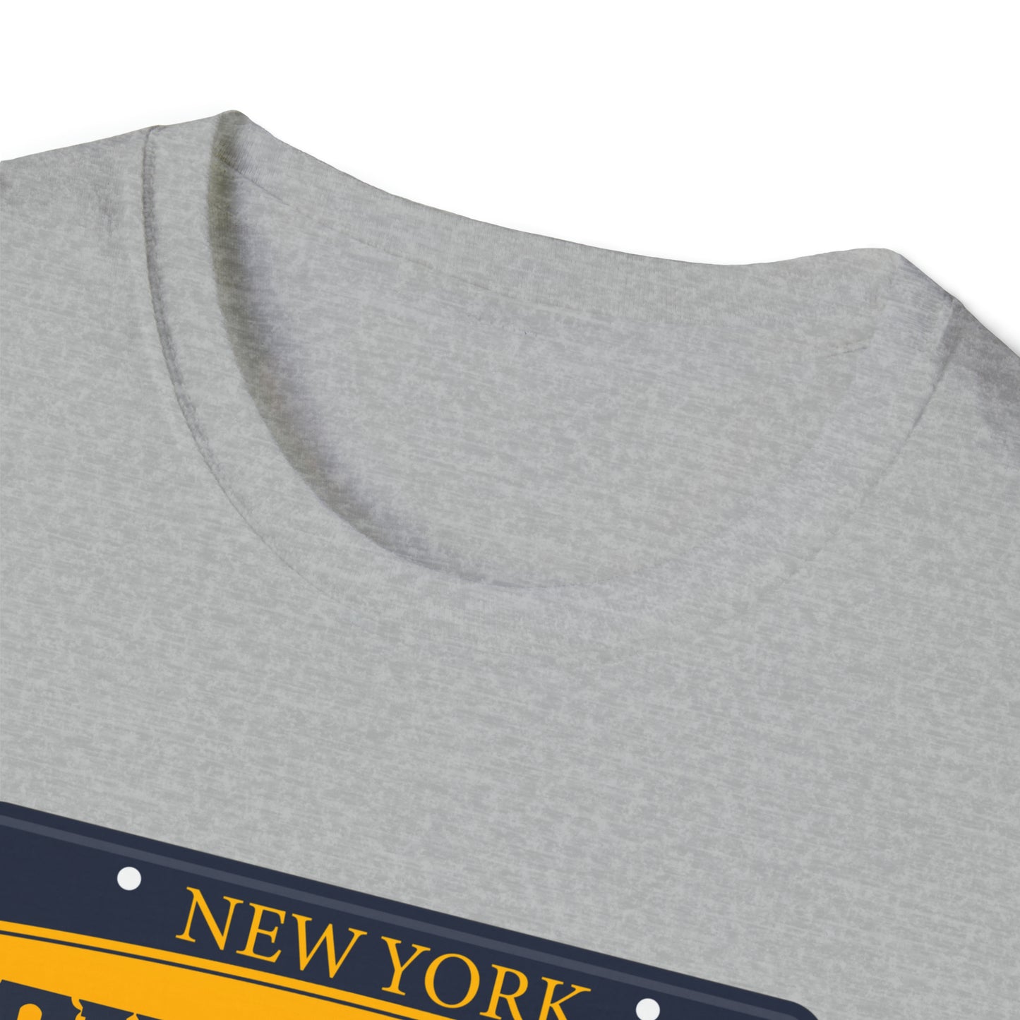 Chefao New York License Plate I, Unisex Softstyle T-Shirt