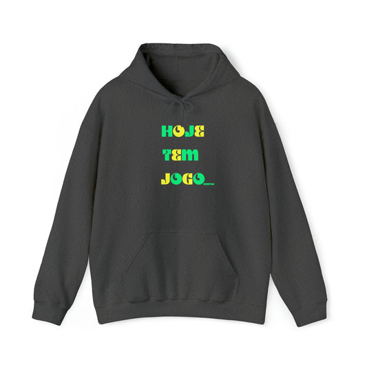 Hoje Tem Jogo I, Unisex Heavy Blend Hooded Sweatshirt