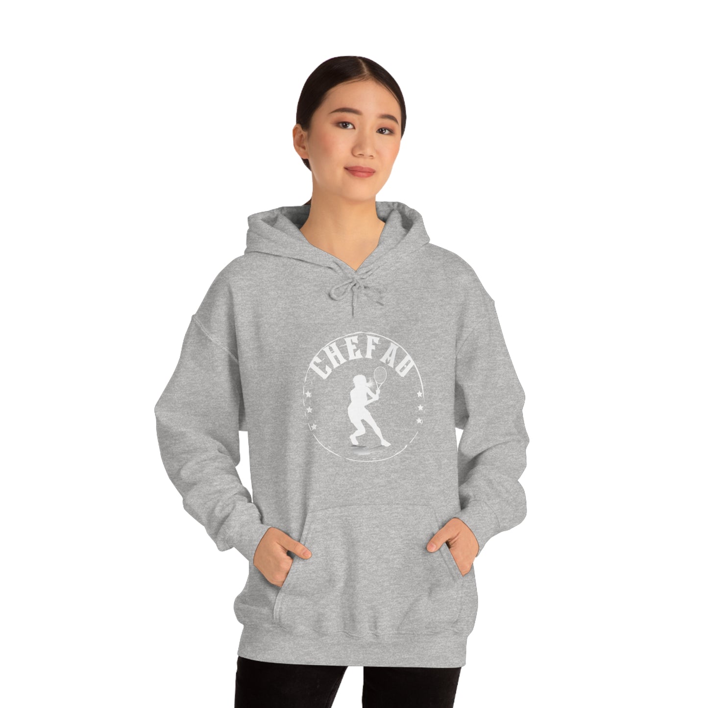 Chefao Tennis III, Unisex Heavy Blend Hooded Sweatshirt