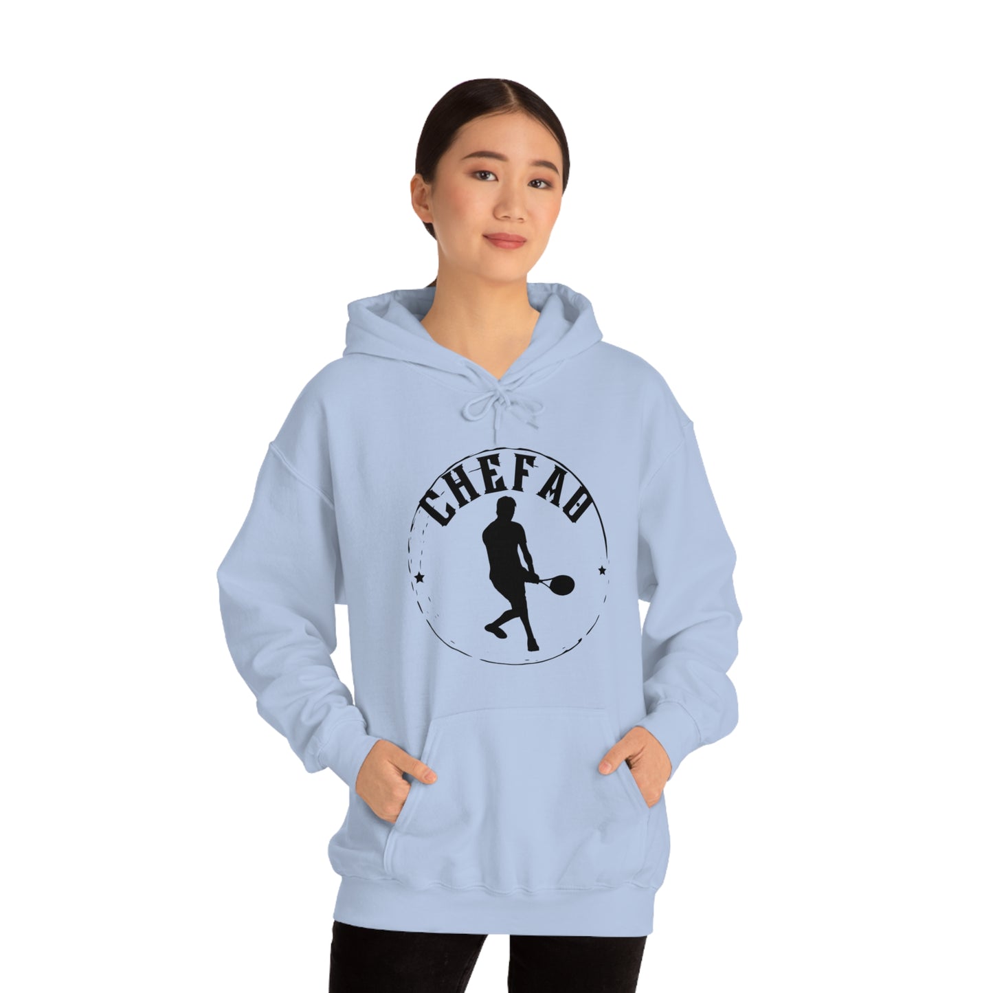 Chefao Tennis II, Unisex Heavy Blend Hooded Sweatshirt