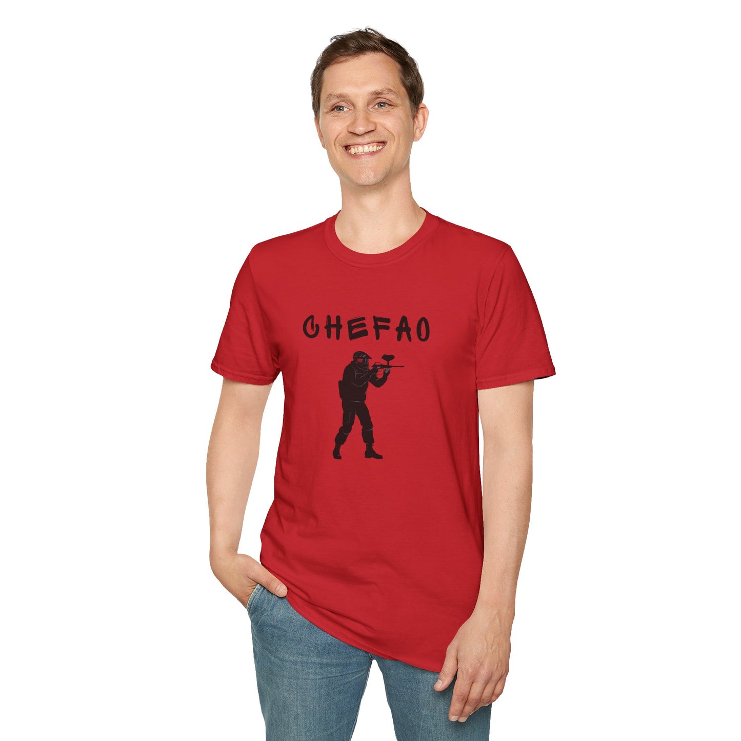 Chefao Paintball I, Unisex Softstyle T-Shirt