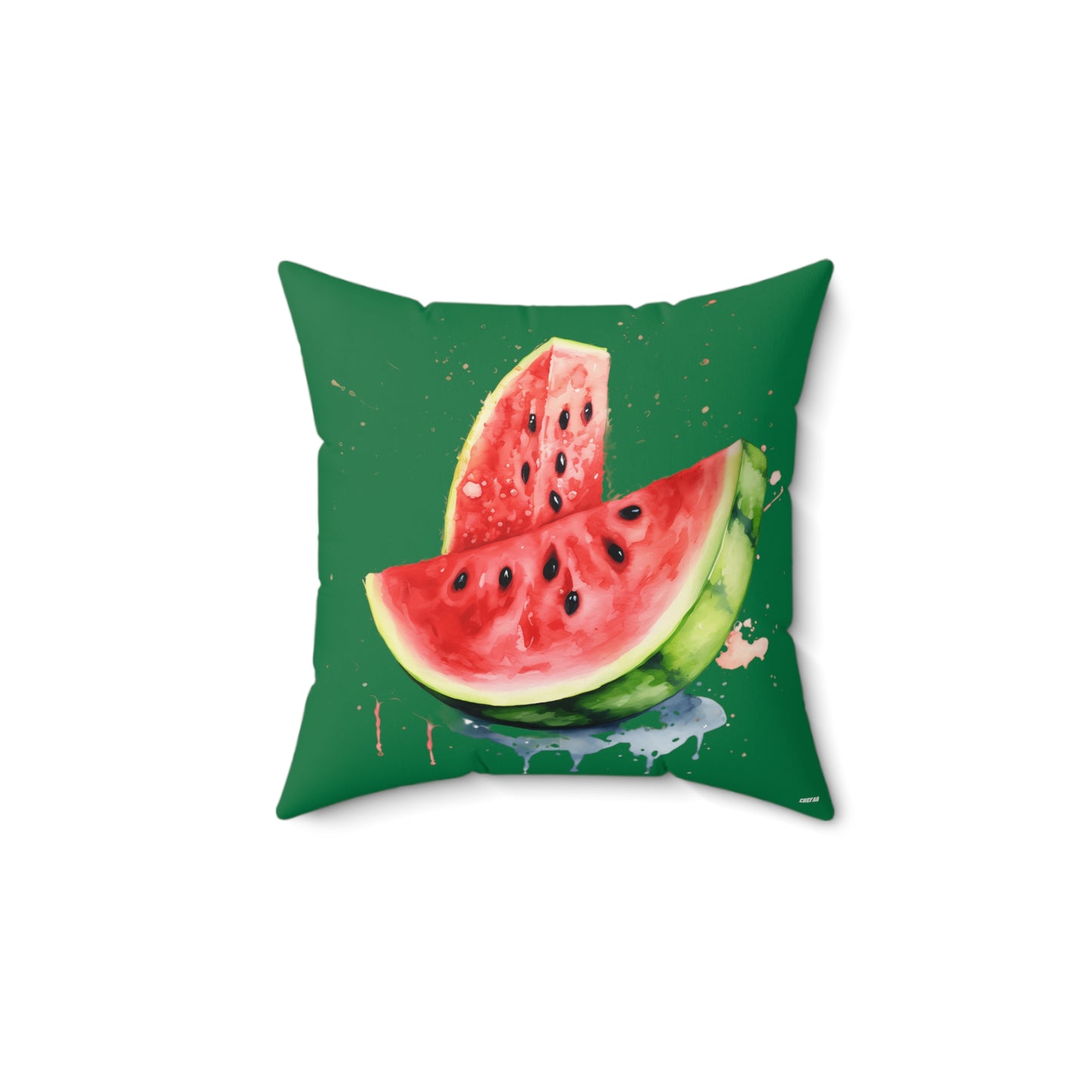 Watermelon, Spun Polyester Square Pillow