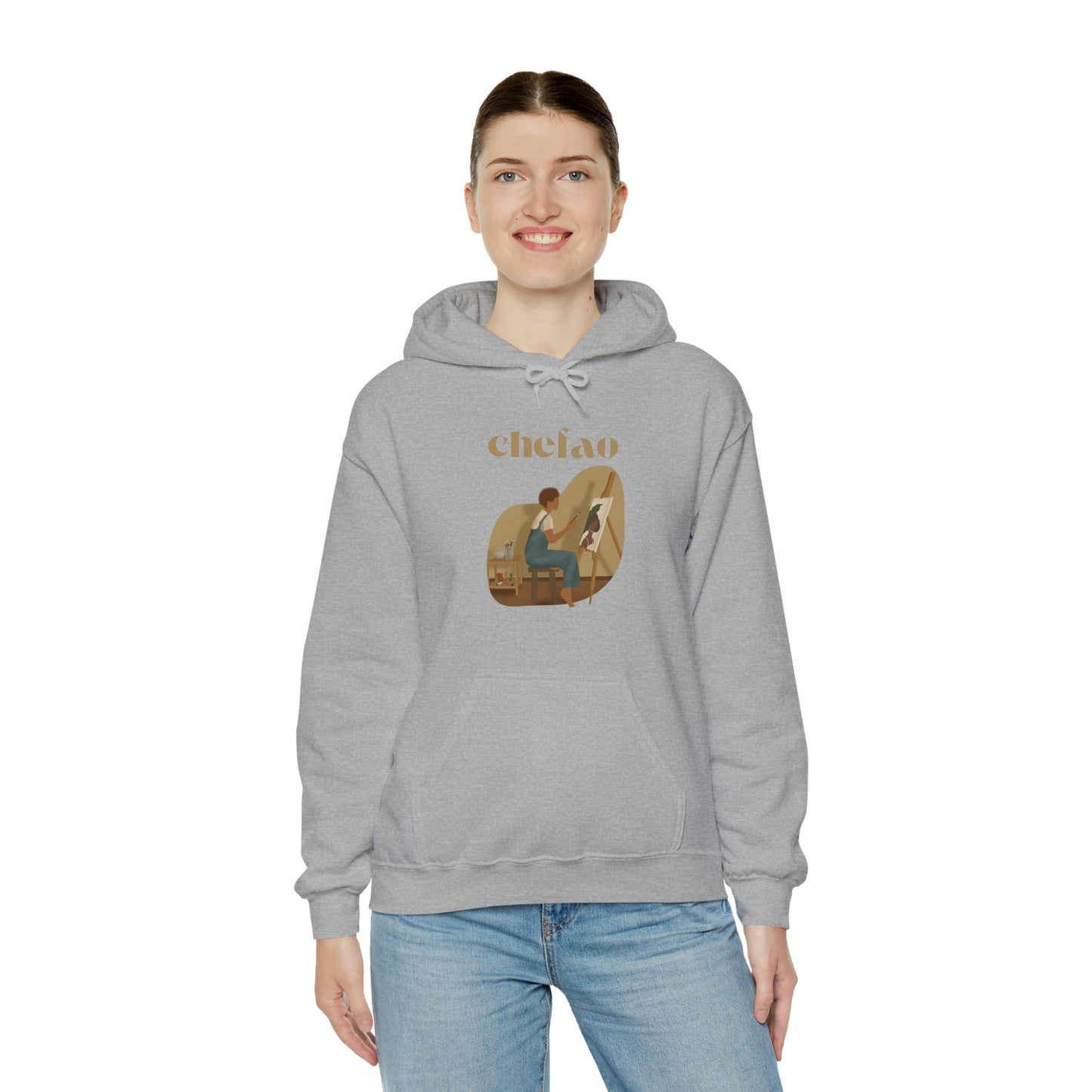 Chefao Artist I, Unisex Heavy Blend™ Hooded Sweatshirt