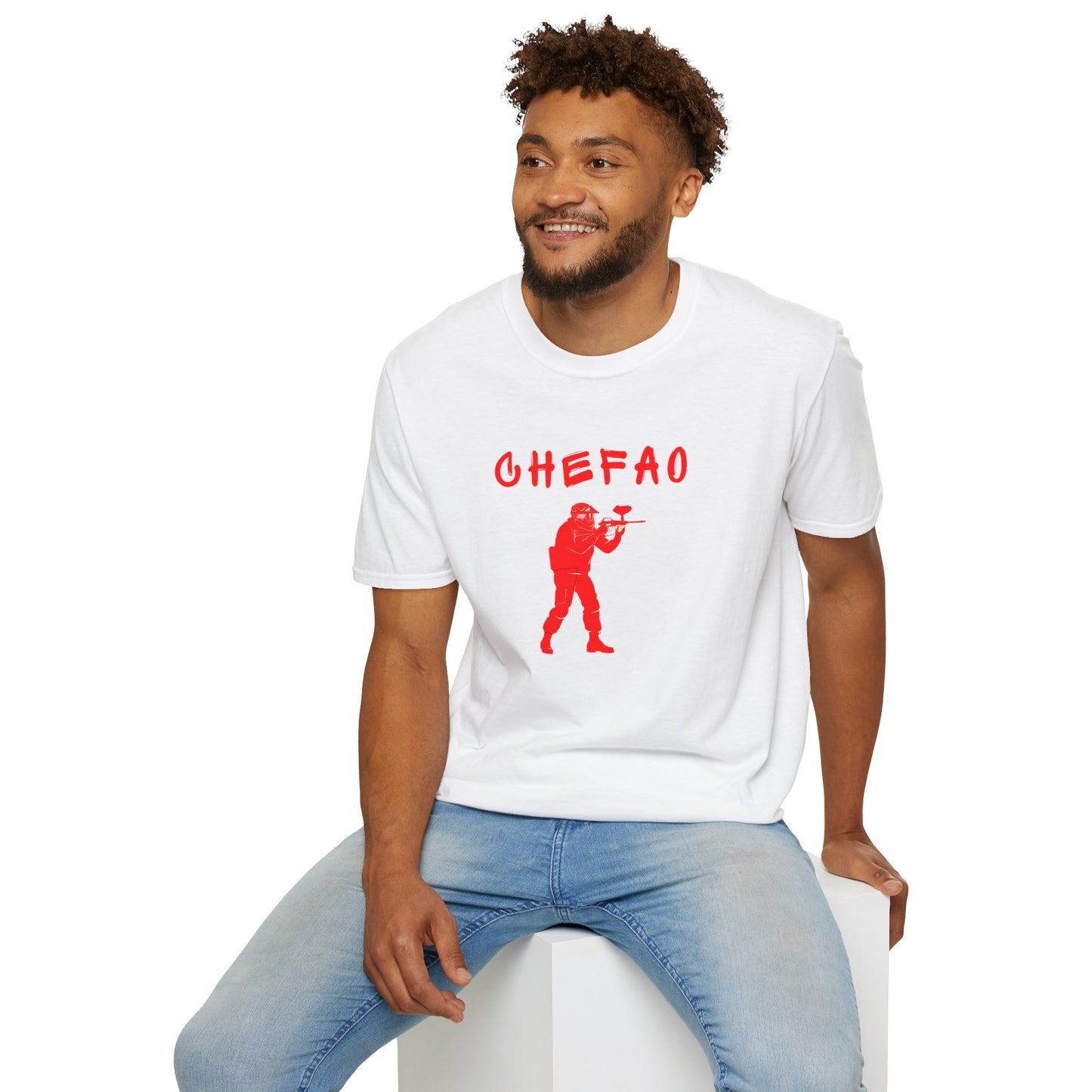 Chefao Paintball I, Unisex Softstyle T-Shirt