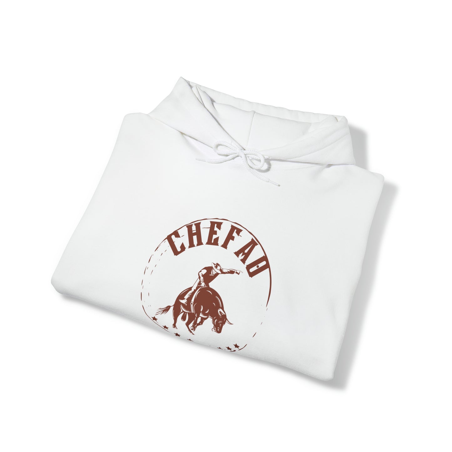 Chefao Bull Riding II, Unisex Heavy Blend Hooded Sweatshirt