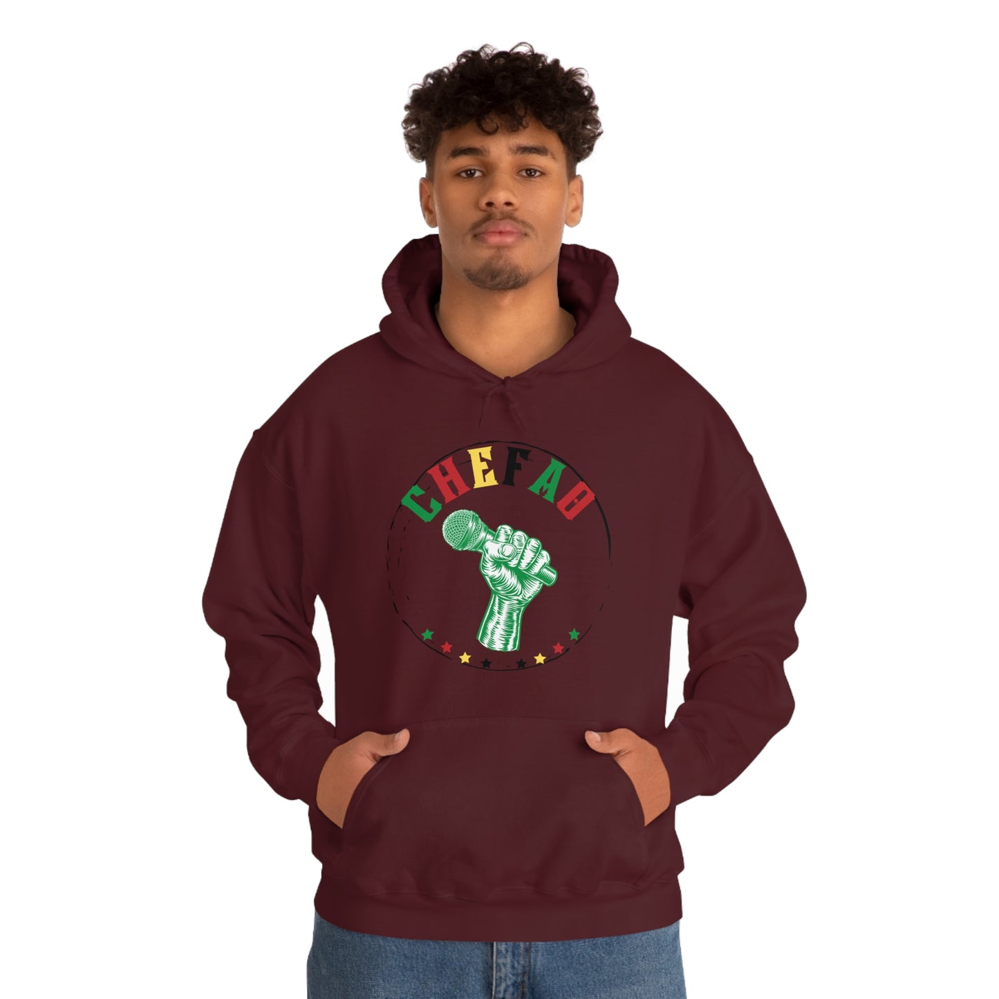 Chefao Voice II, Unisex Heavy Blend Hooded Sweatshirt