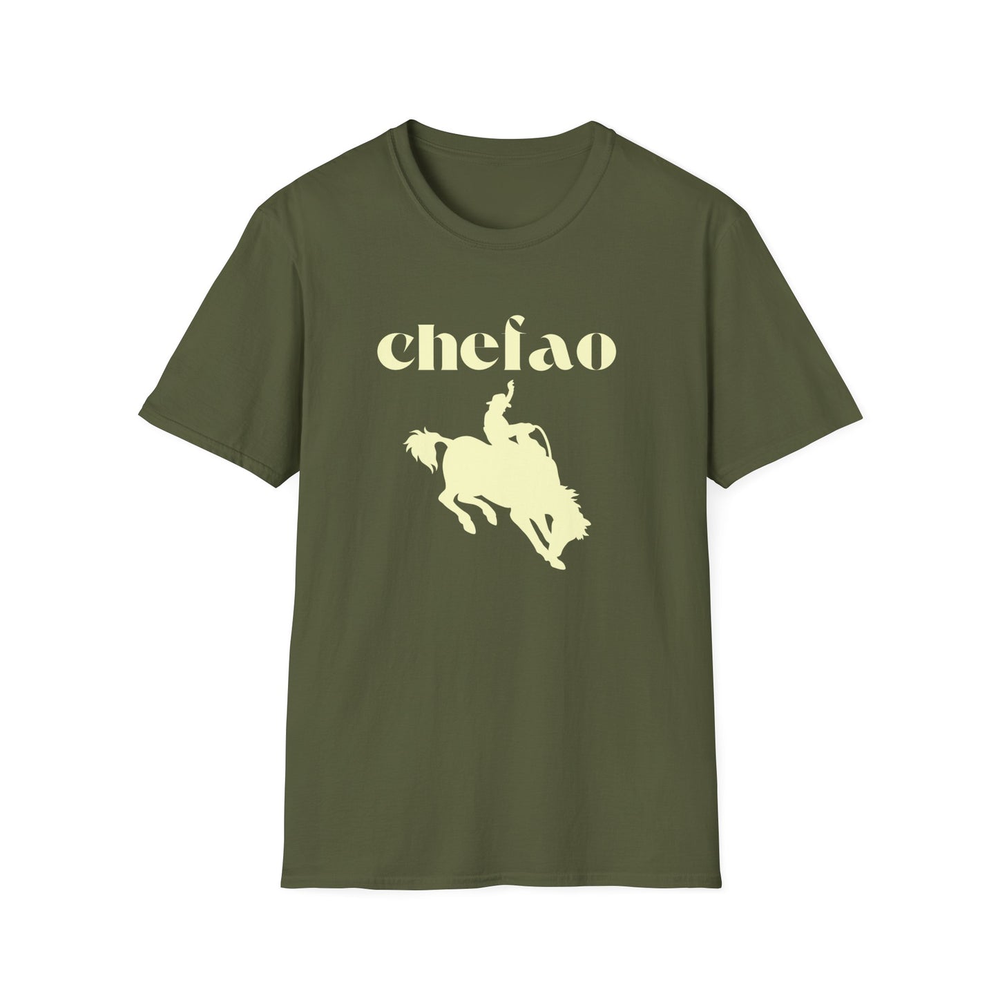 Chefao Cowboy X, Unisex Softstyle T-Shirt