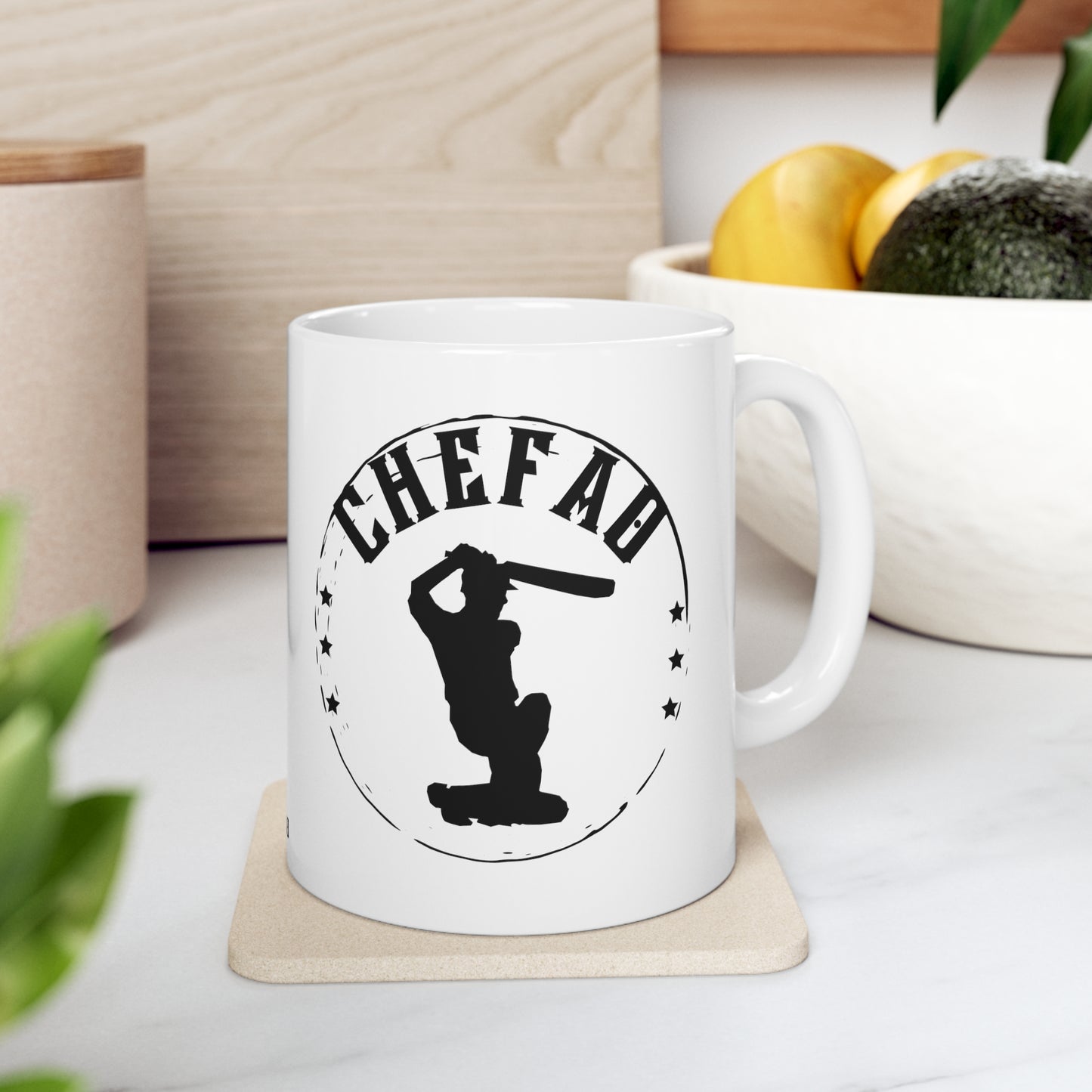 Chefao Cricket l, White Coffee Mug 11oz