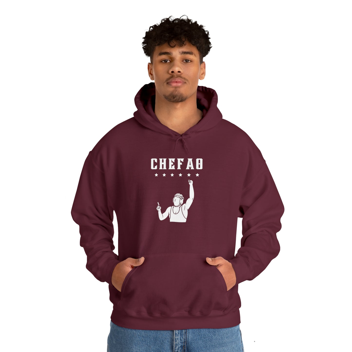 Chefao Wrestling II, Unisex Heavy Blend Hooded Sweatshirt