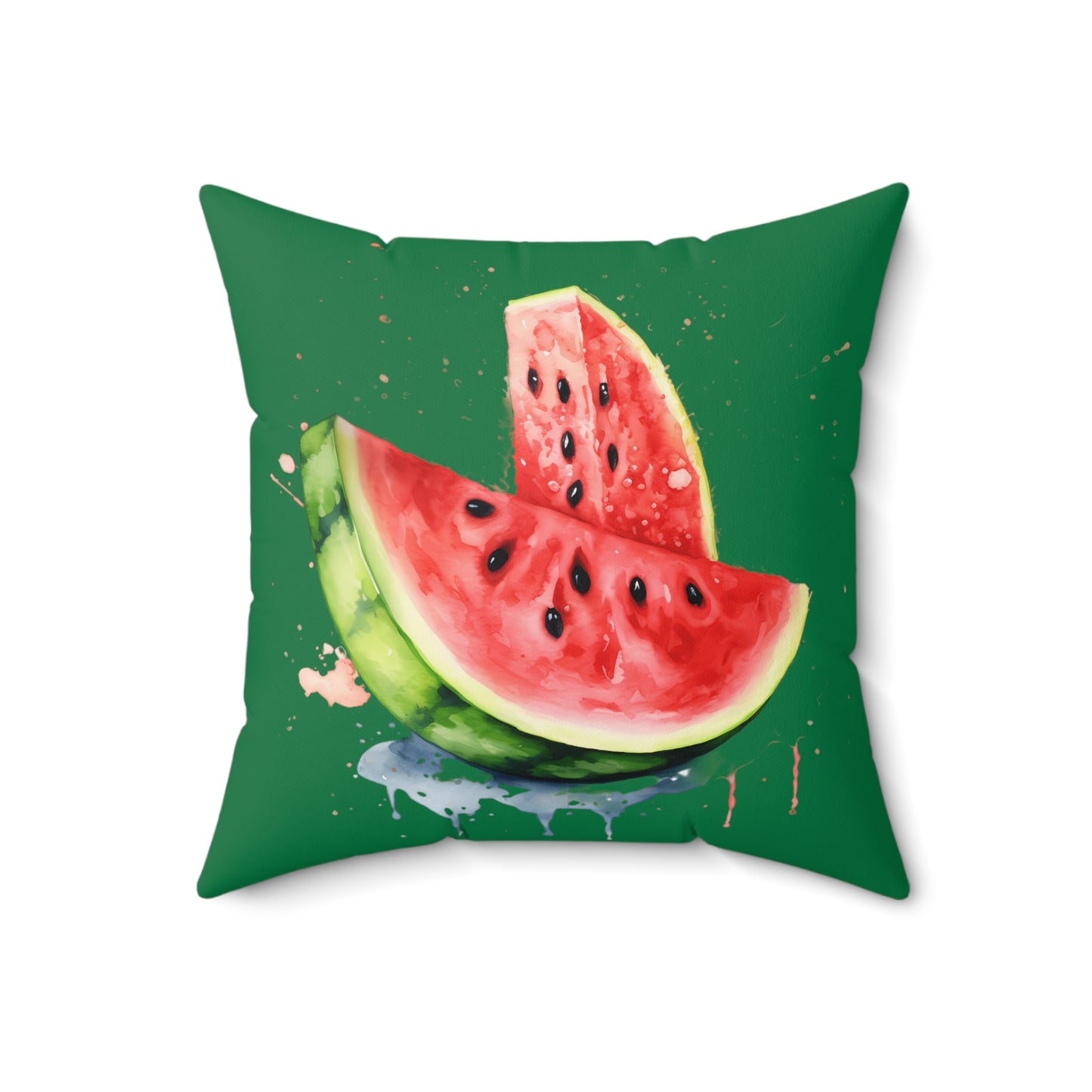 Watermelon, Spun Polyester Square Pillow