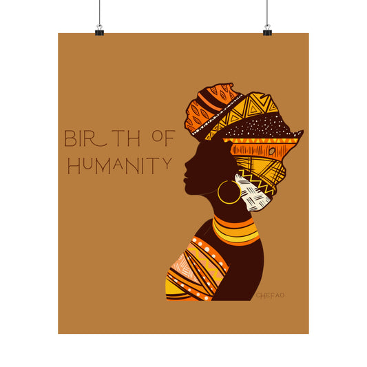 Birth of Humanity™ I, Matte Vertical Posters