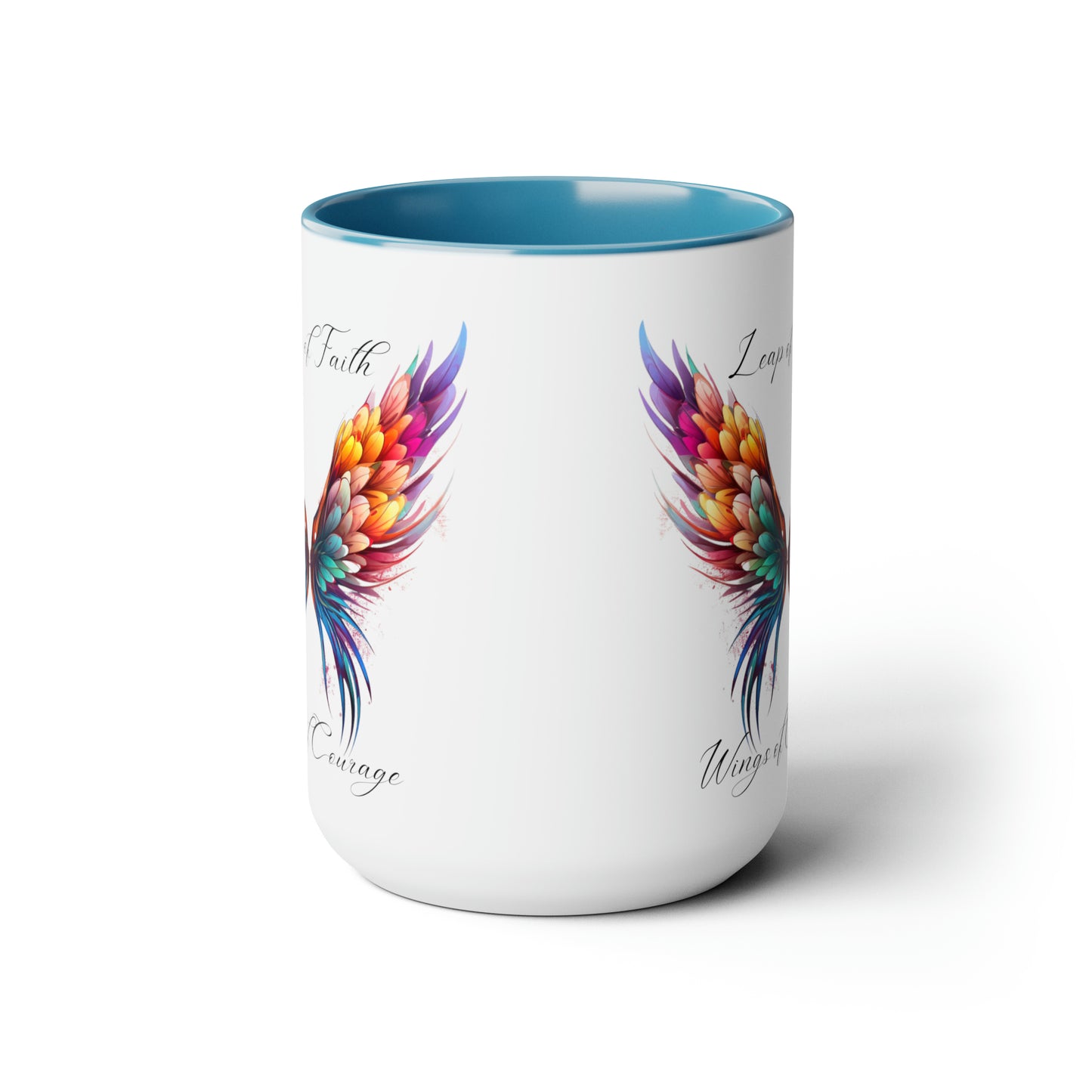 Leap of Faith, Wings of Courage, Coffee Mug, 15oz