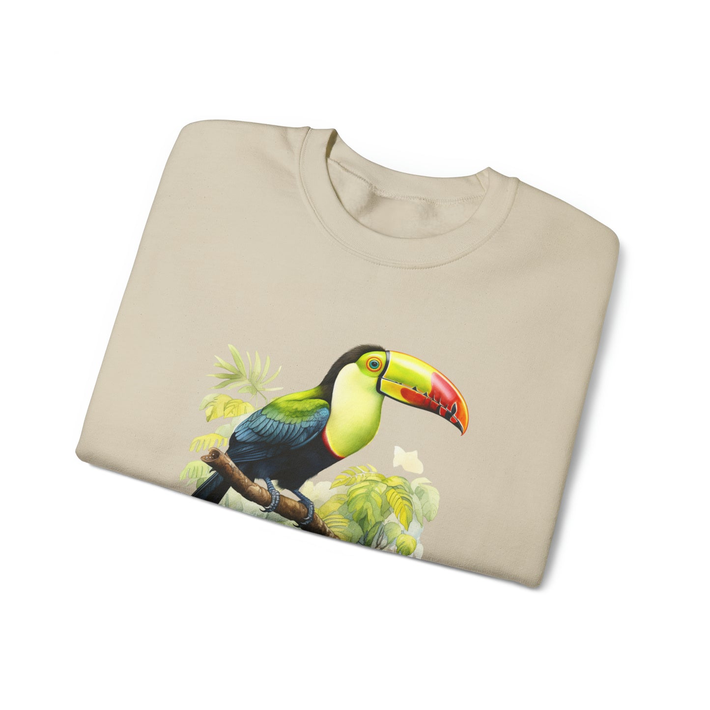 Keel Billed Toucan I, Unisex Heavy Blend Crewneck Sweatshirt