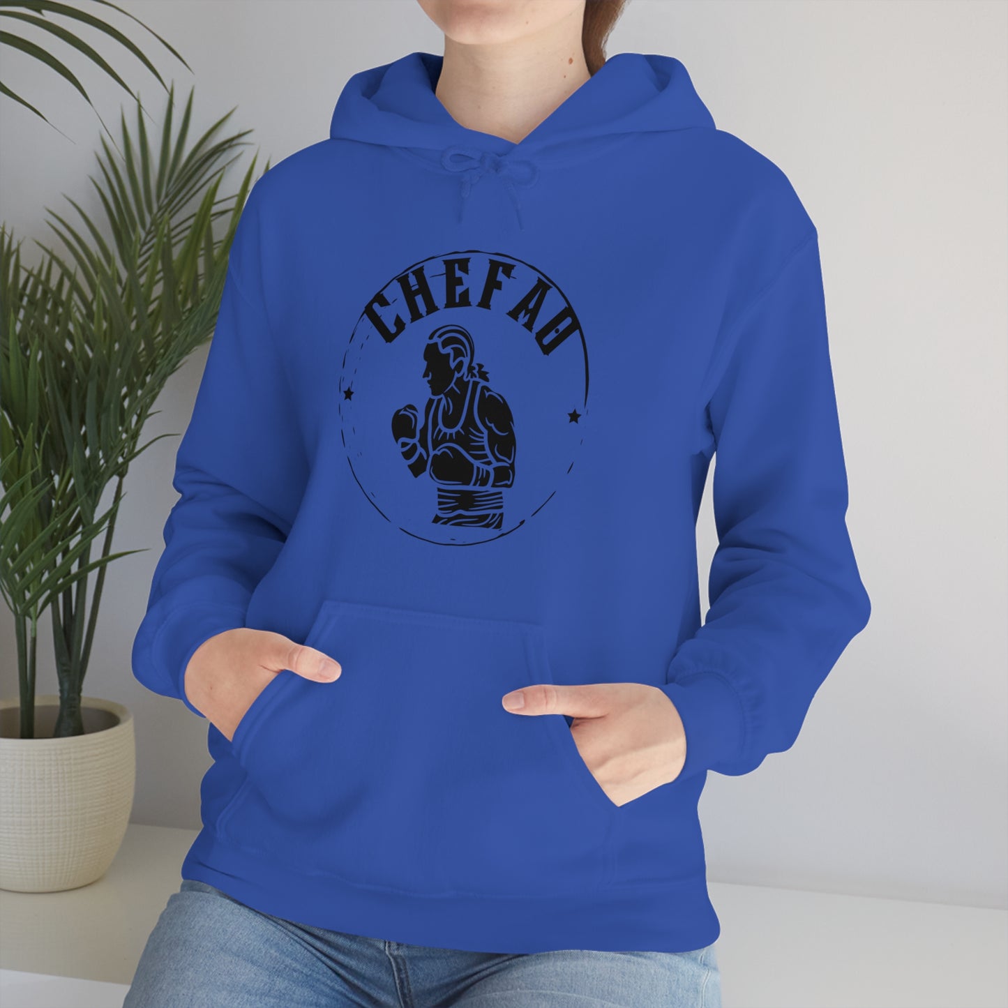 Chefao Boxer II, Unisex Heavy Blend Hooded Sweatshirt