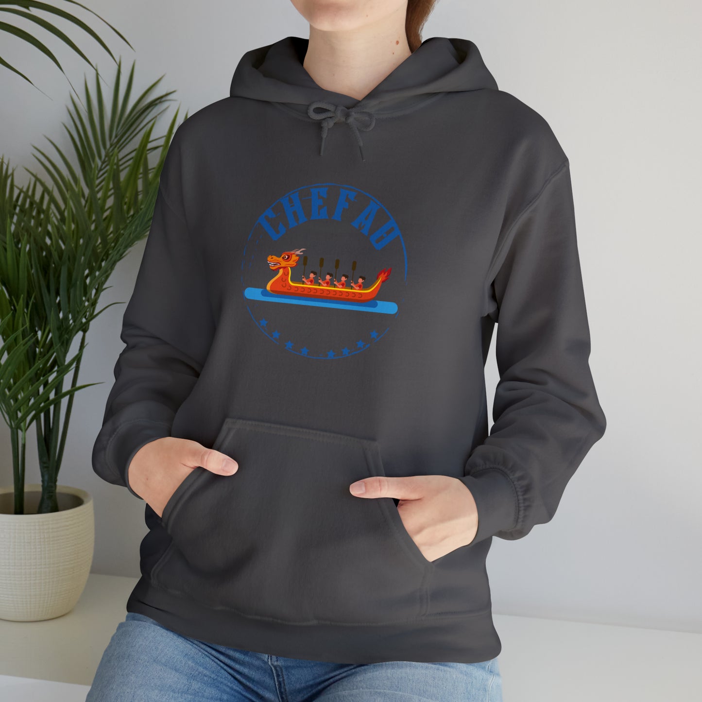 Chefao Dragonboat III, Unisex Heavy Blend Hooded Sweatshirt