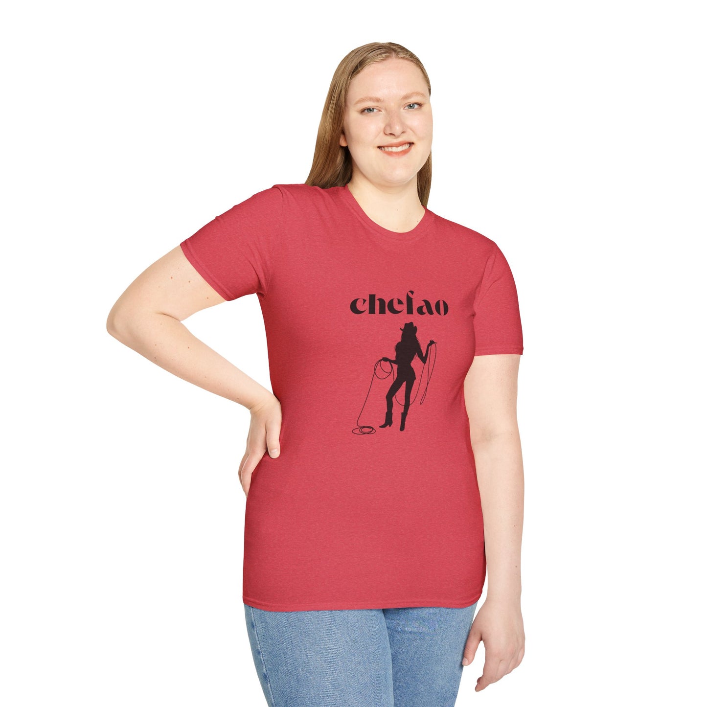 Chefao Cowgirl III, Unisex Softstyle T-Shirt