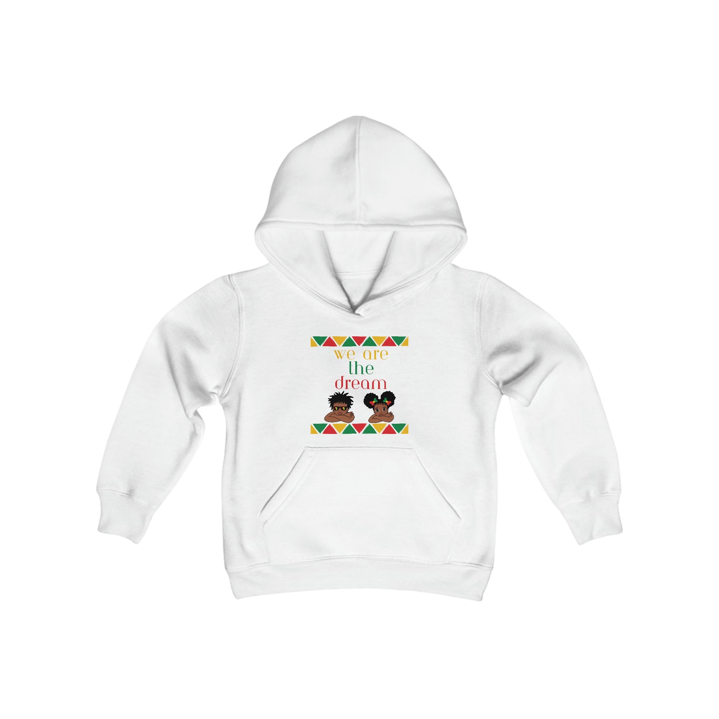 We Are The Dream, Youth Heavy Blend Hooded Sweatshirt