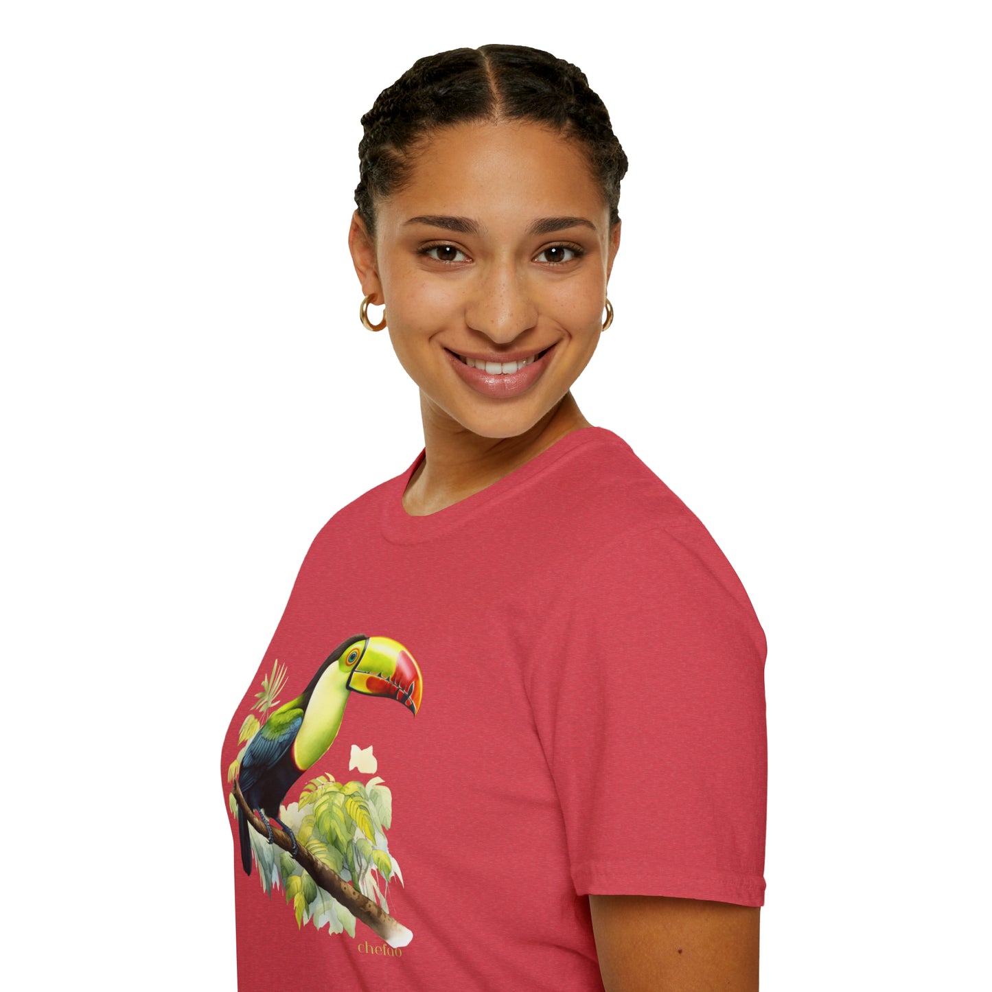 Keel Billed Toucan I,, Unisex Softstyle T-Shirt