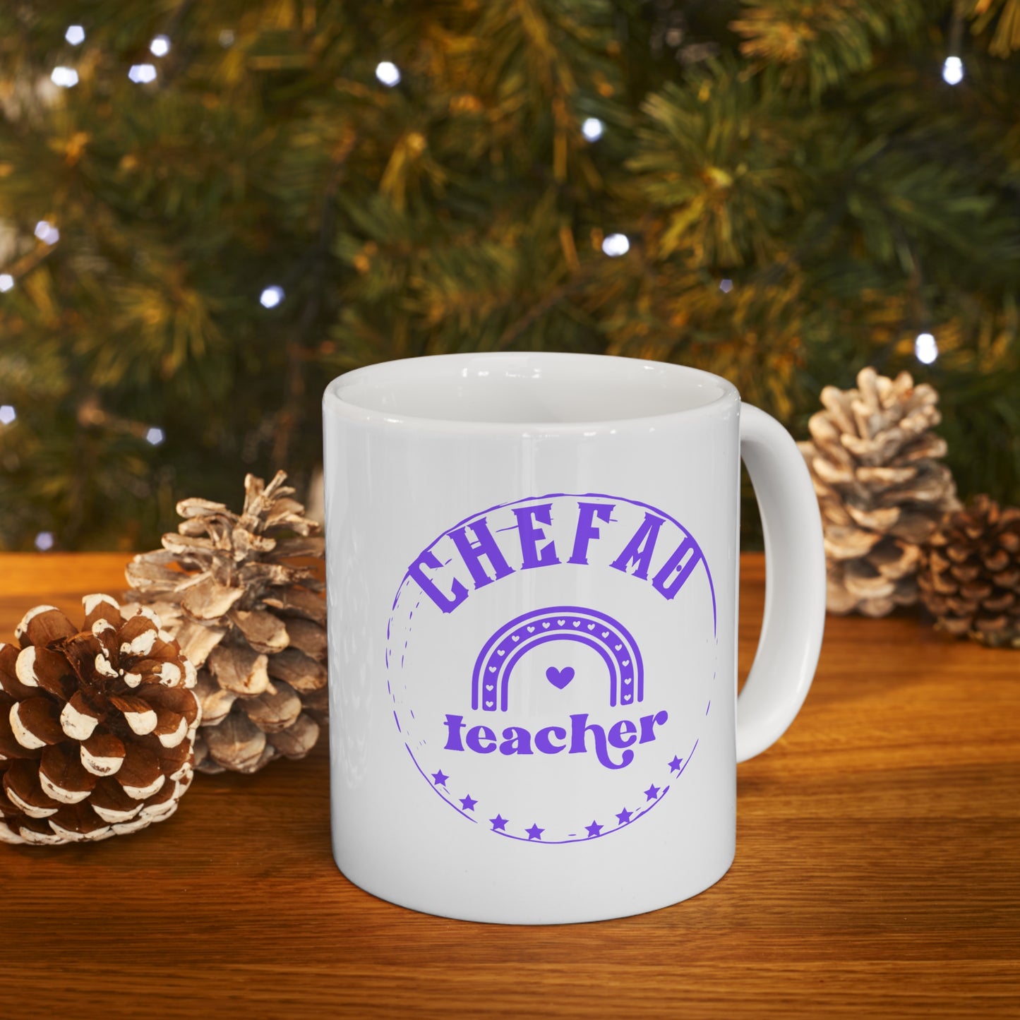 Chefao Teacher III, White Coffee Mug, 11oz