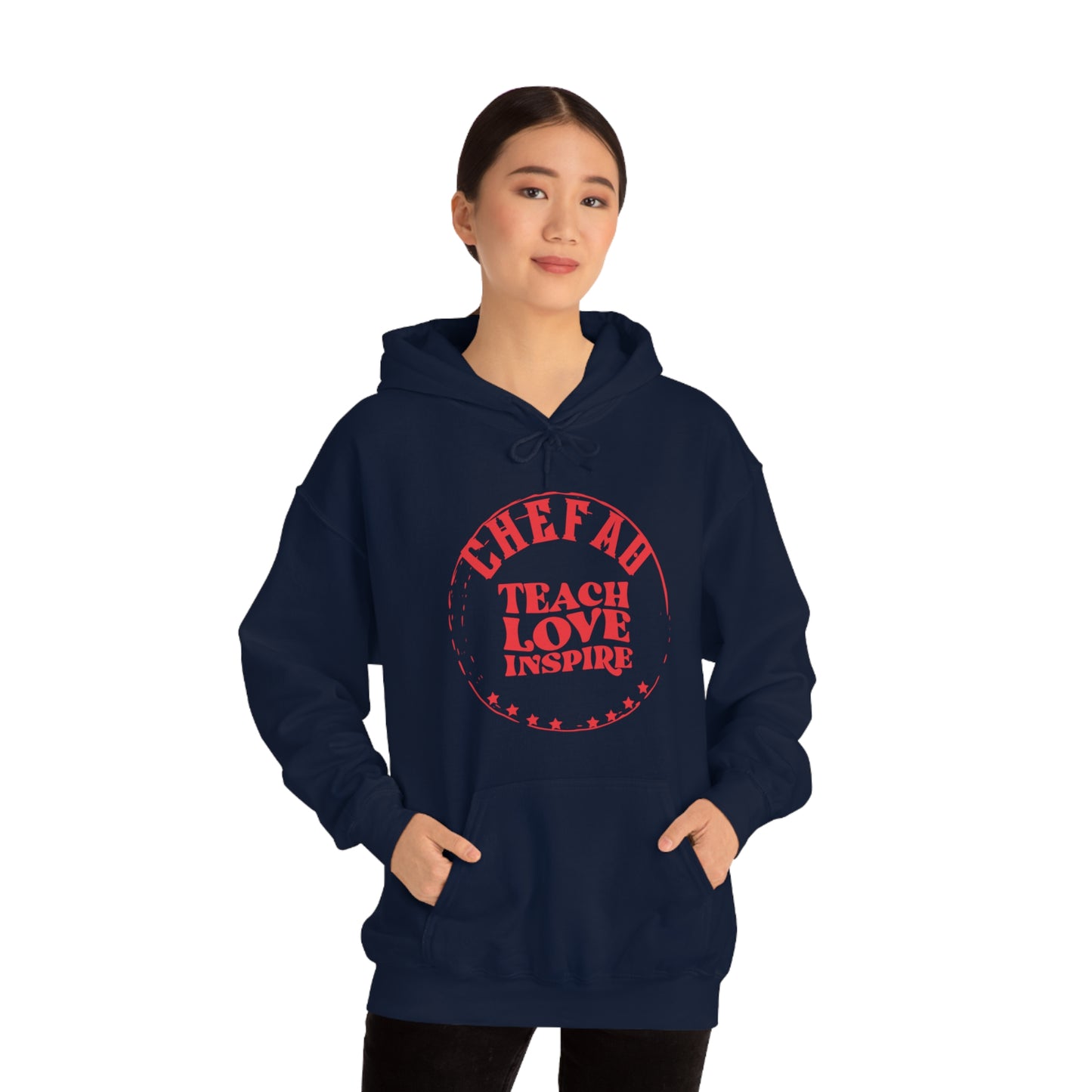 Chefao Teacher IV, Unisex Heavy Blend Hooded Sweatshirt