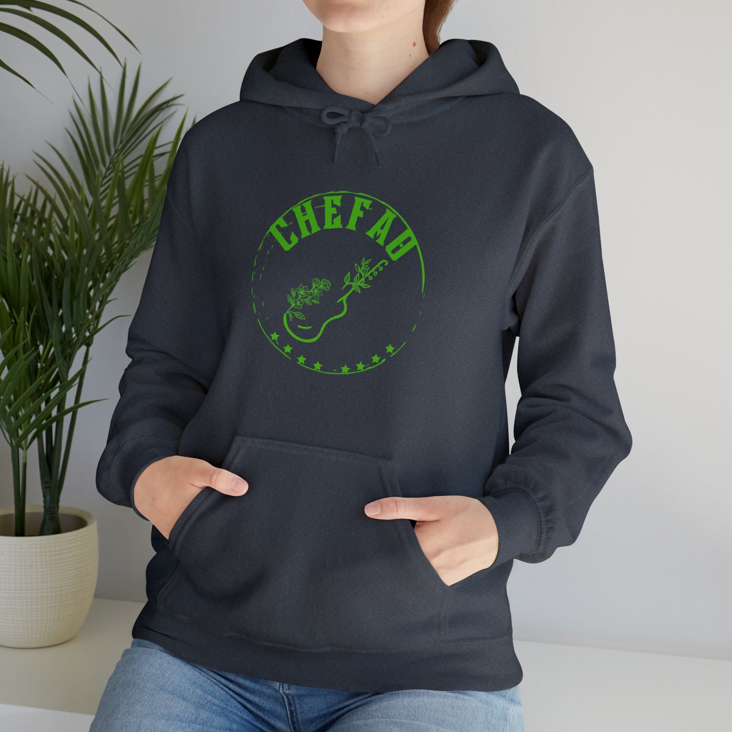 Chefao Guitar I, Unisex Heavy Blend Hooded Sweatshirt