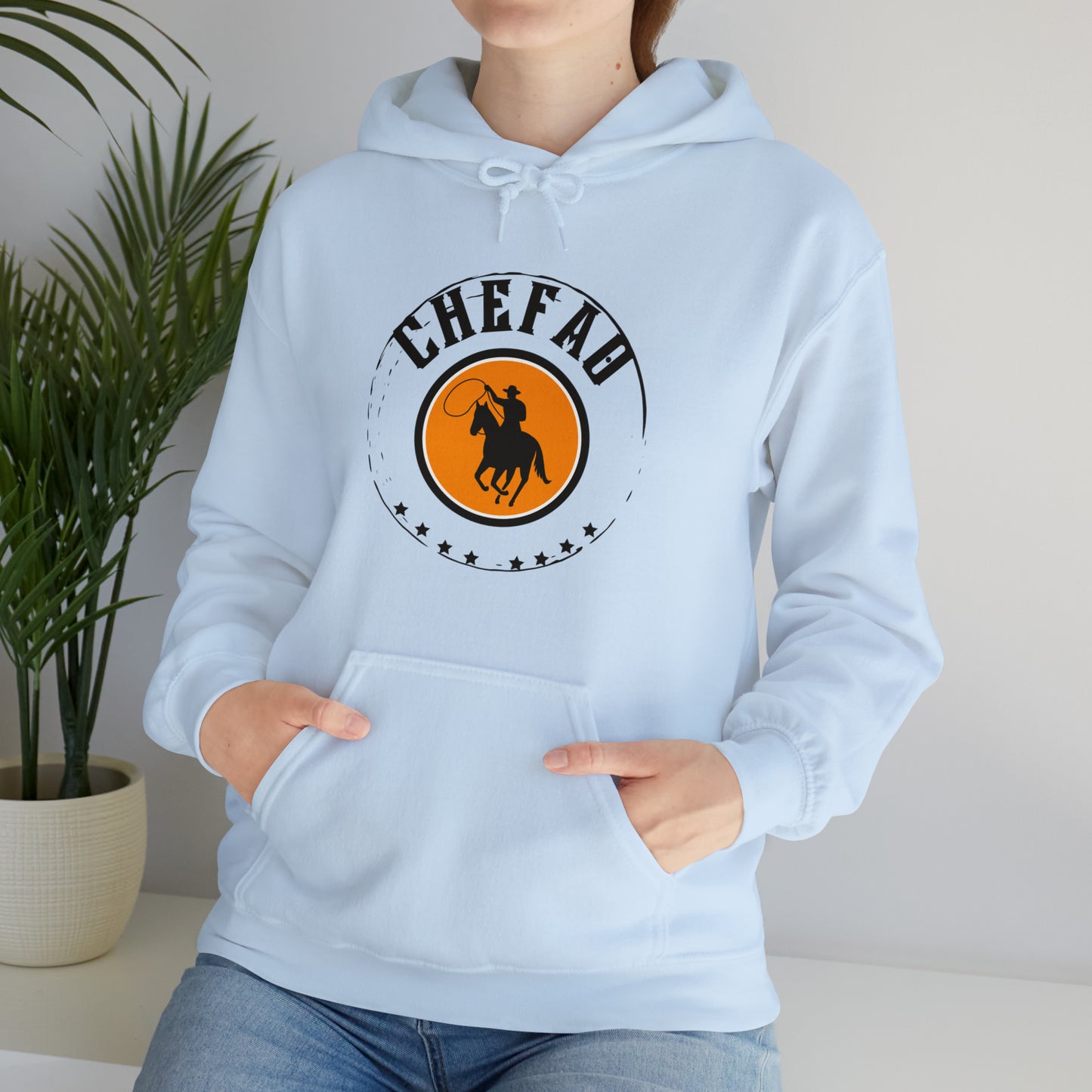 Chefao Cowboy II, Unisex Heavy Blend Hooded Sweatshirt