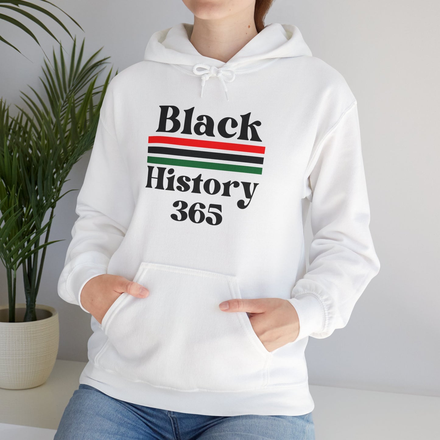 Chefao Black History 365, Unisex Heavy Blend Hooded Sweatshirt