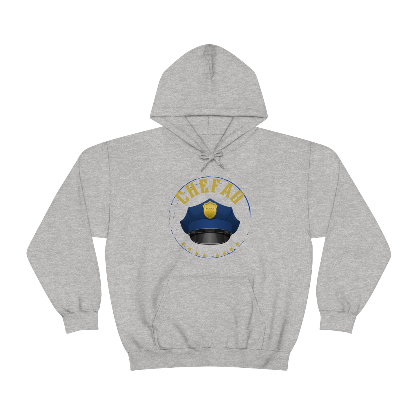 Chefao Police III, Unisex Heavy Blend Hooded Sweatshirt