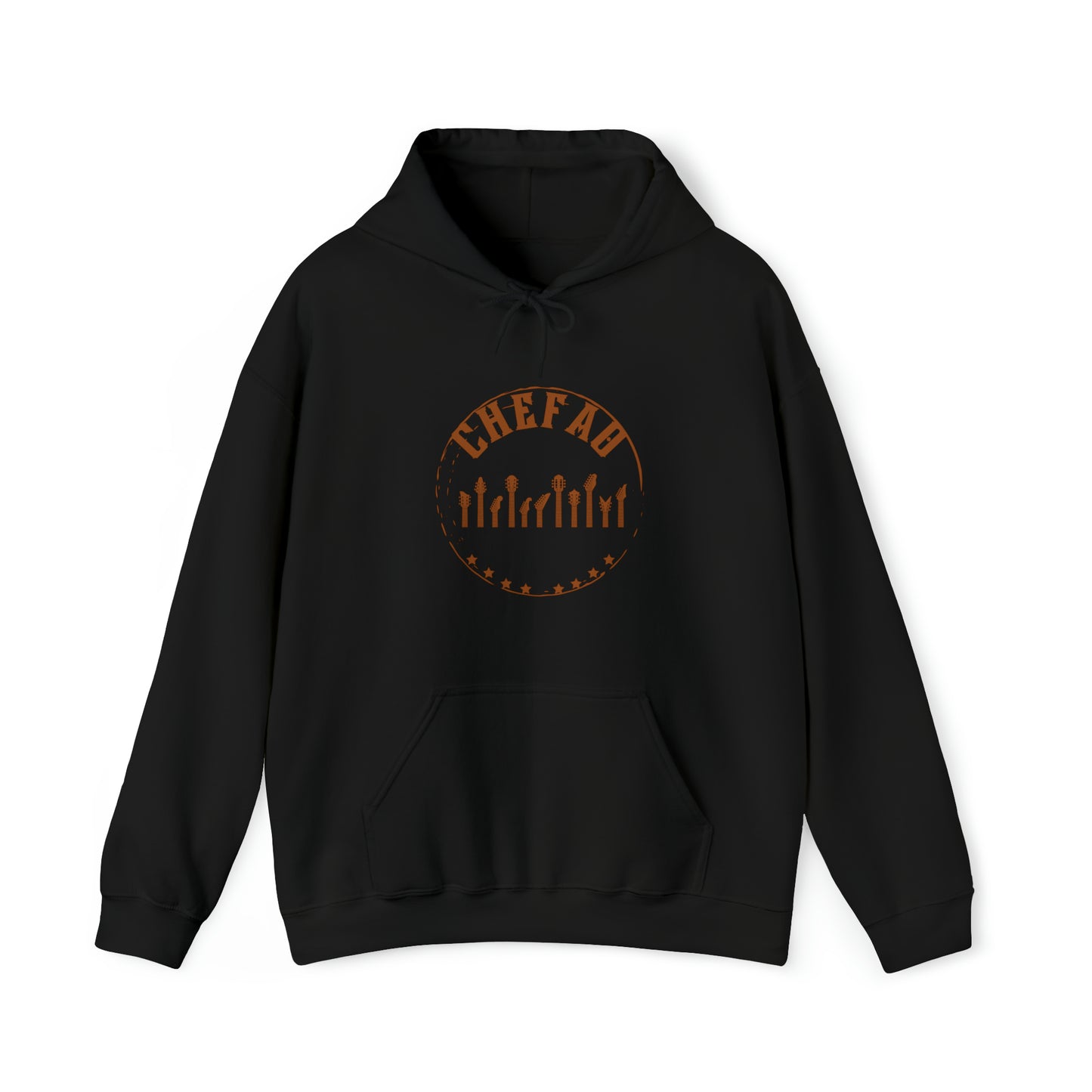 Chefao Guitar II, Unisex Heavy Blend Hooded Sweatshirt