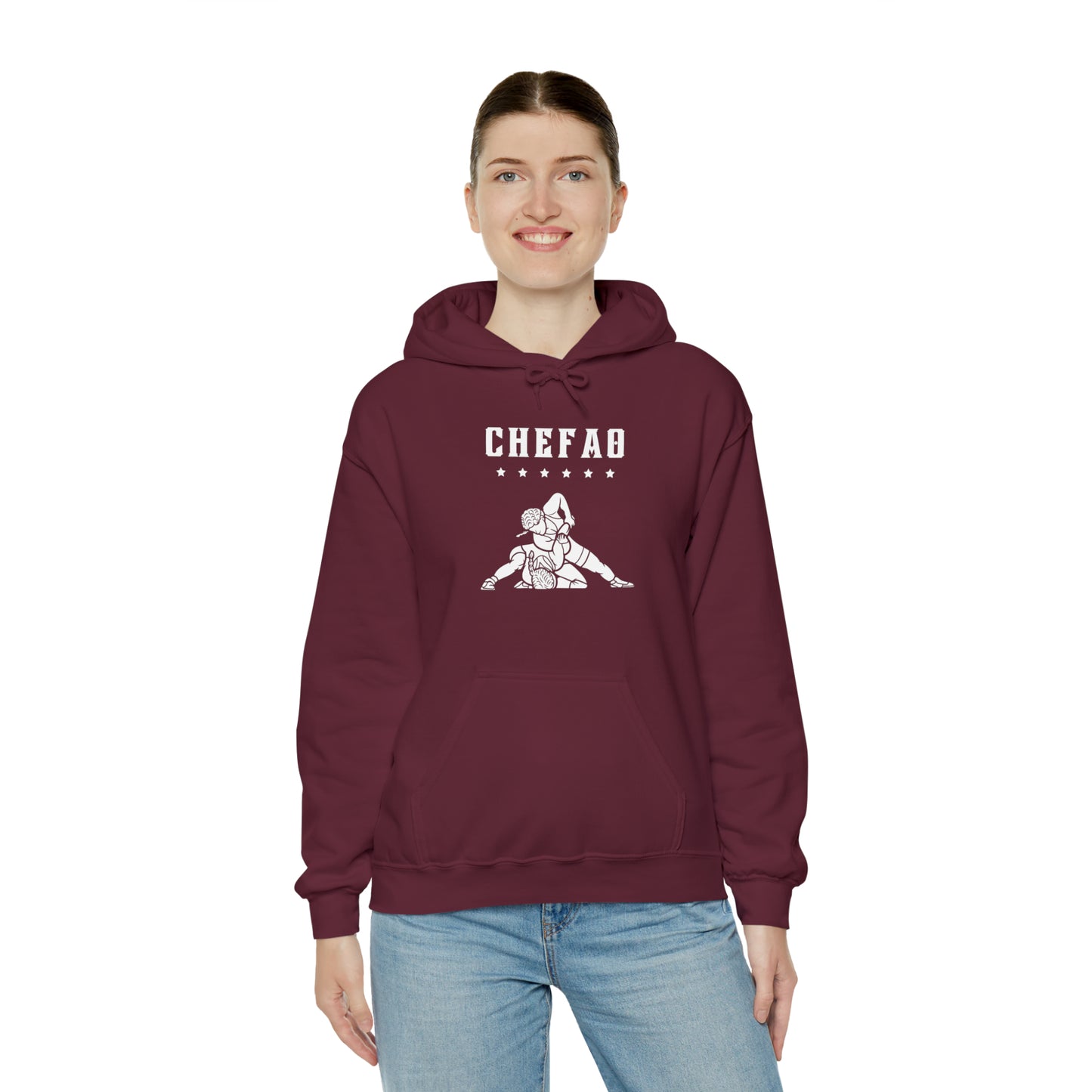 Chefao Wrestling III, Unisex Heavy Blend Hooded Sweatshirt