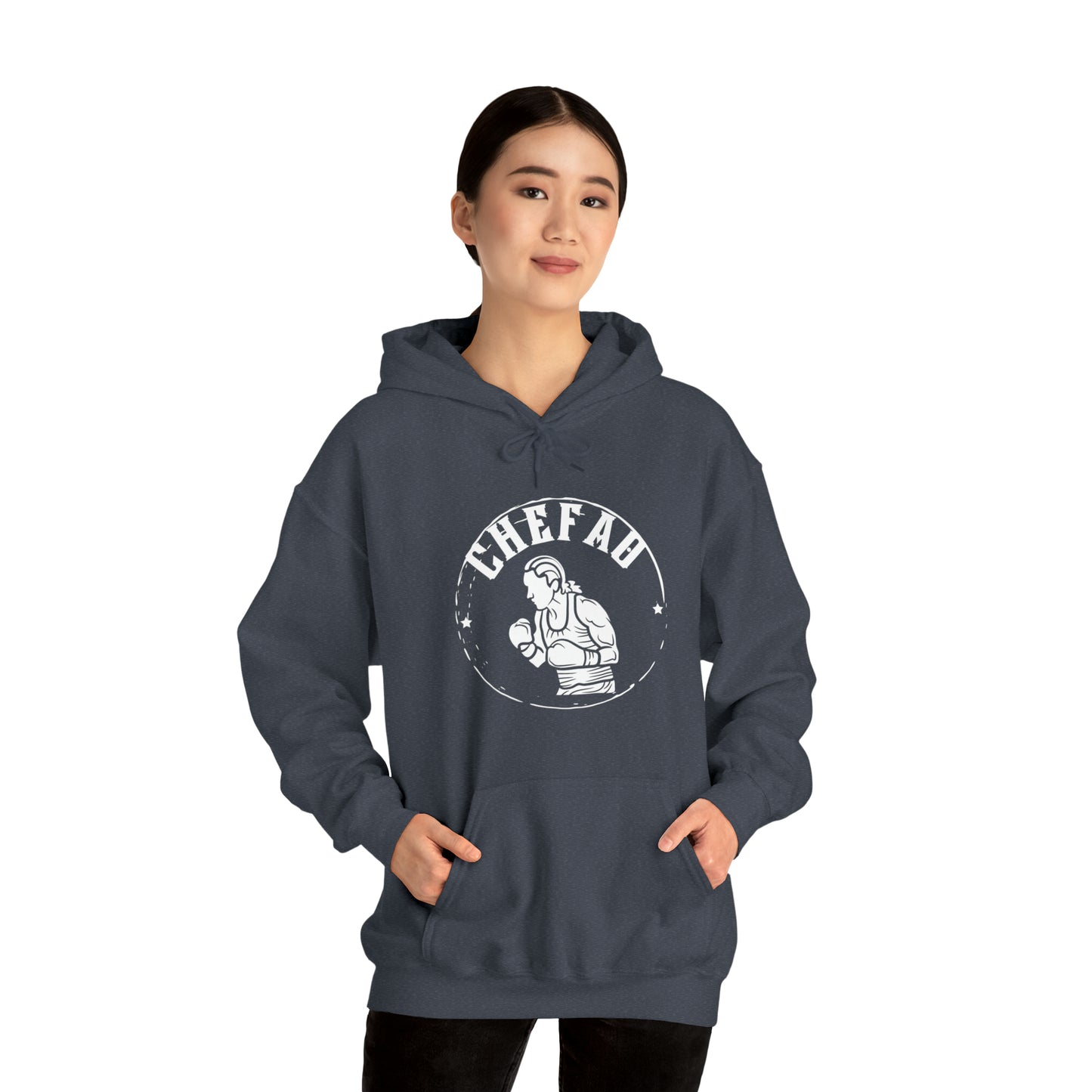 Chefao Boxer II, Unisex Heavy Blend Hooded Sweatshirt