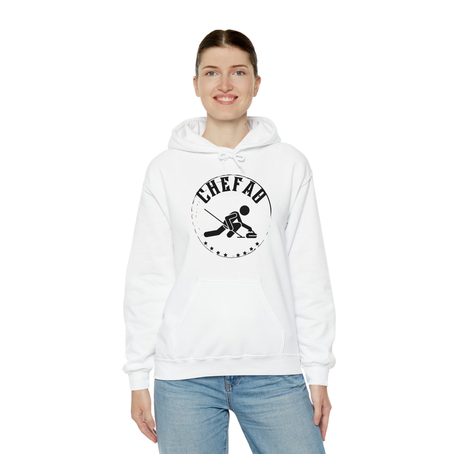 Chefao Curling II, Unisex Heavy Blend Hooded Sweatshirt