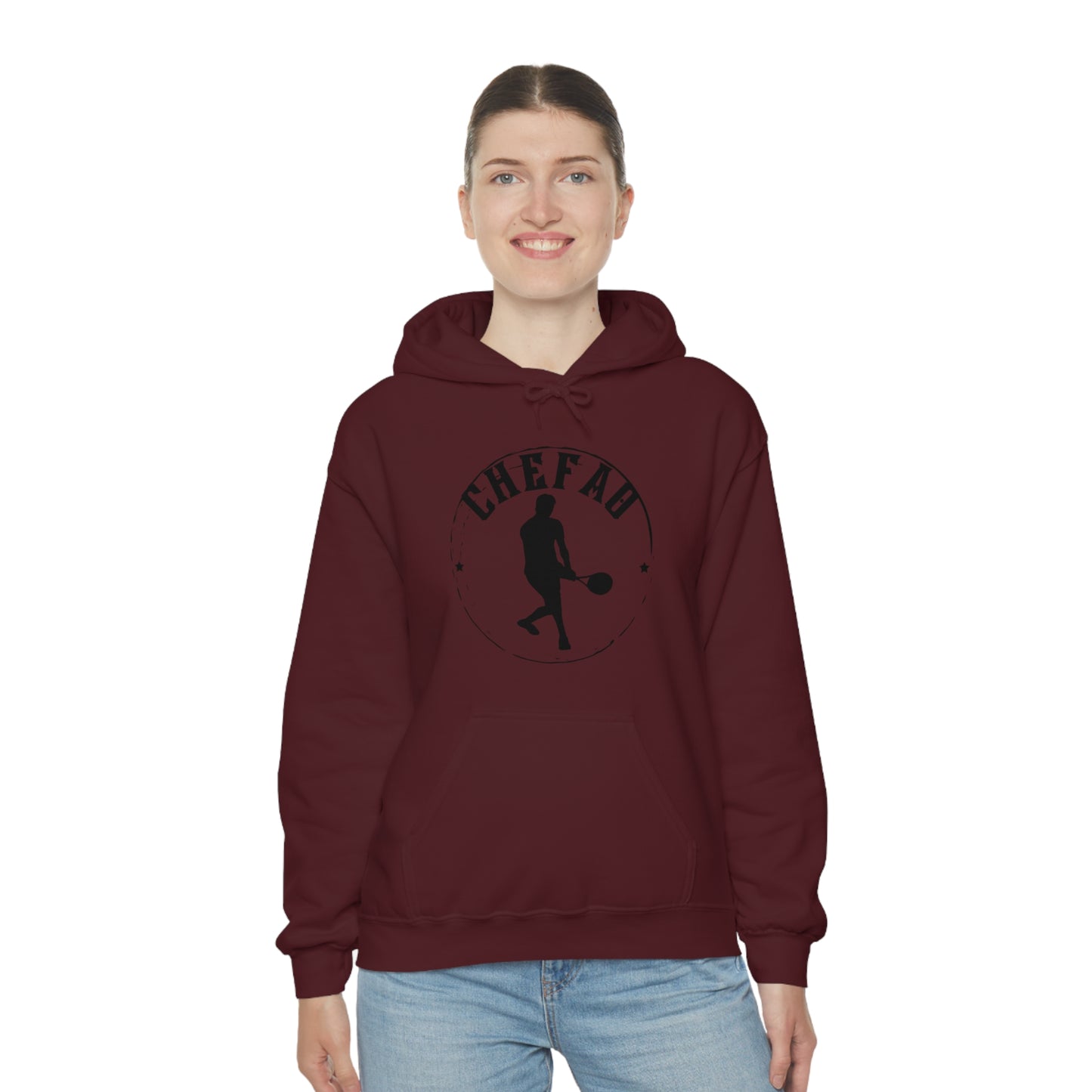 Chefao Tennis II, Unisex Heavy Blend Hooded Sweatshirt