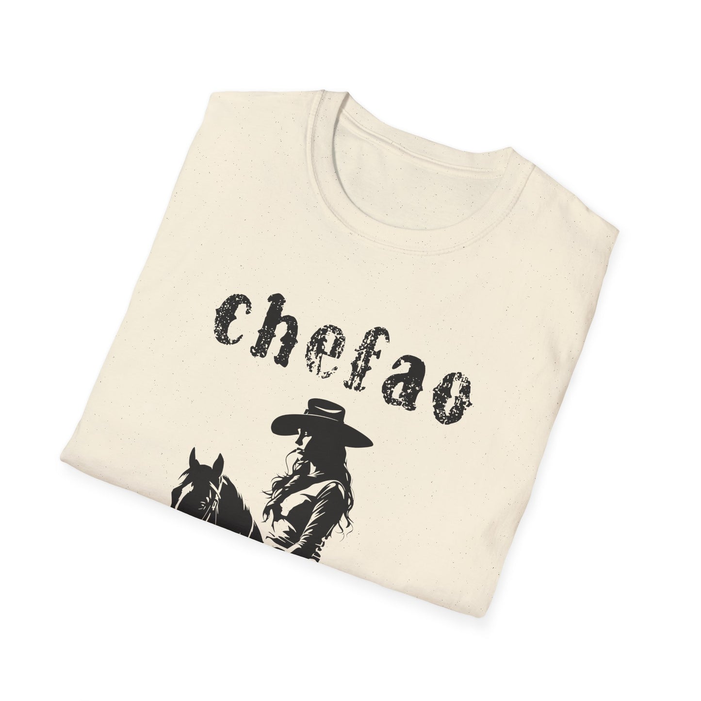 Chefao Cowgirl VIII, Unisex Softstyle T-Shirt