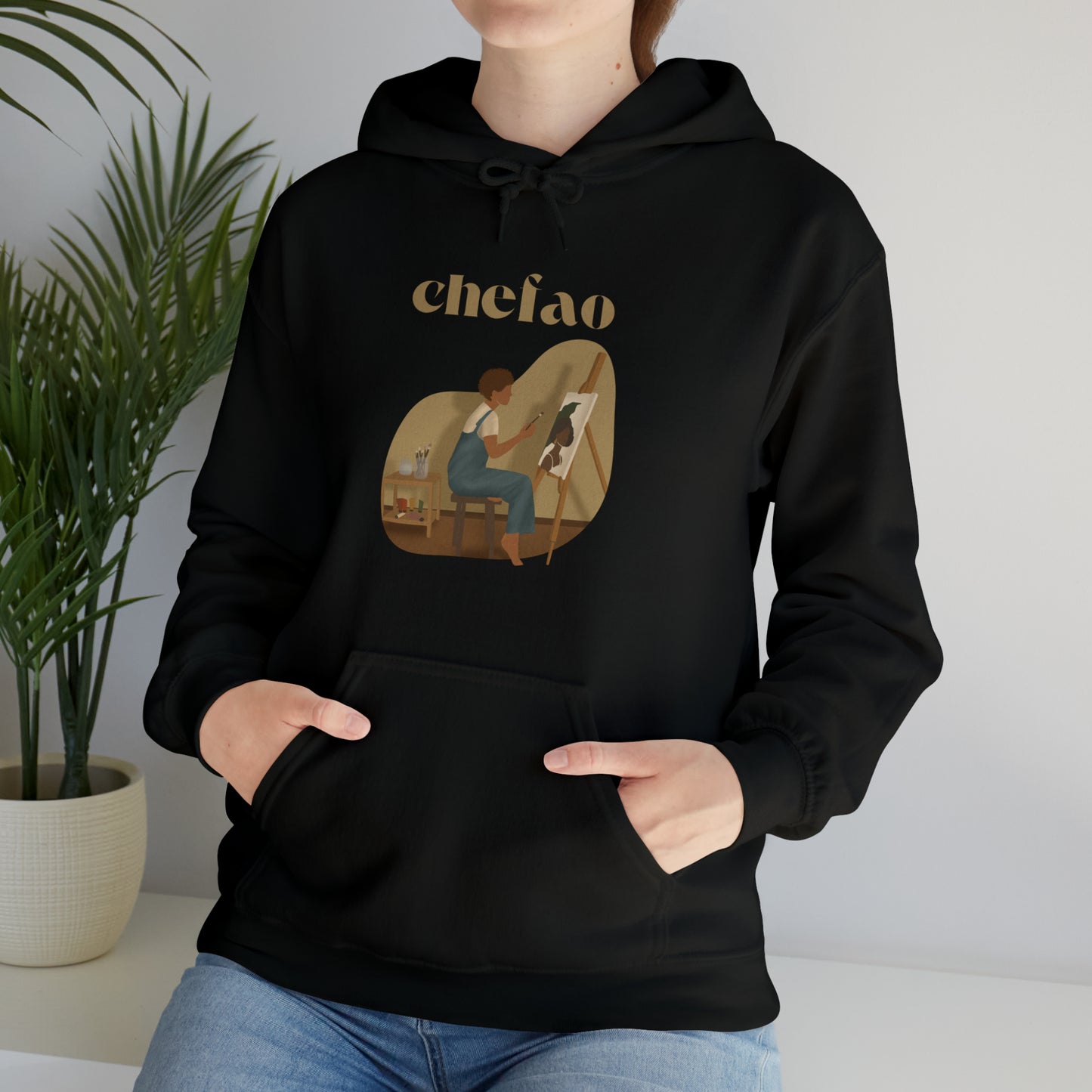 Chefao Artist I, Unisex Heavy Blend™ Hooded Sweatshirt