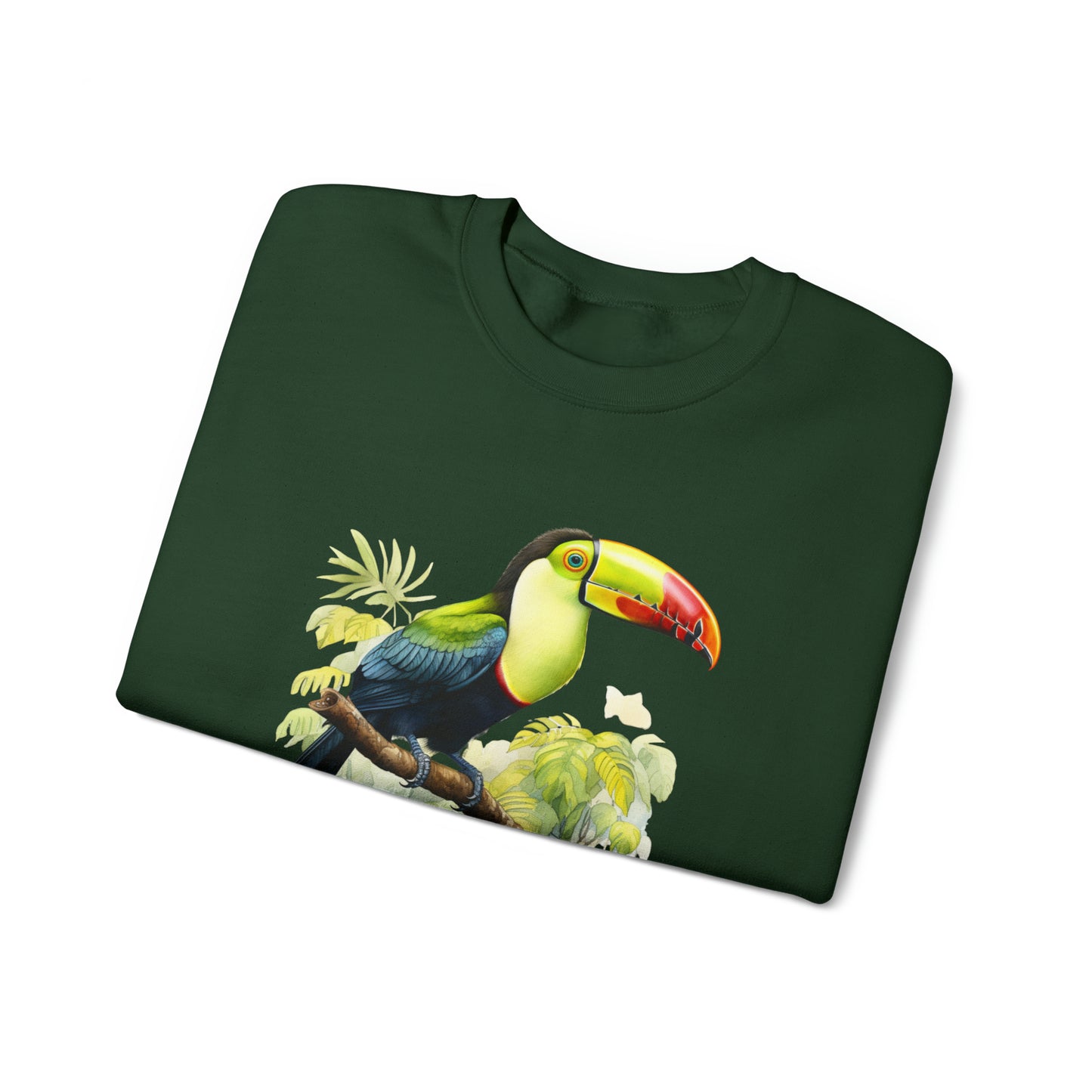 Keel Billed Toucan I, Unisex Heavy Blend Crewneck Sweatshirt