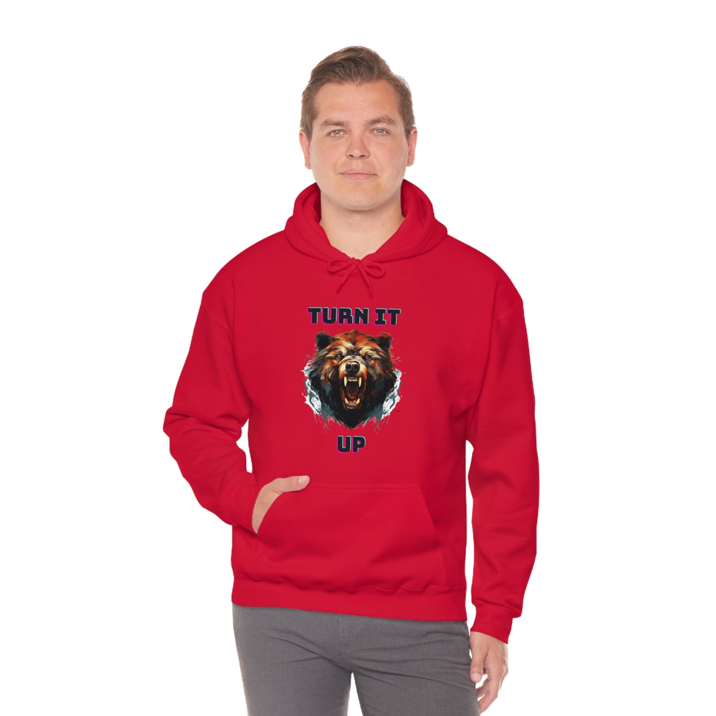 Turn It Up, Unisex Heavy Blend Hooded Sweatshirt