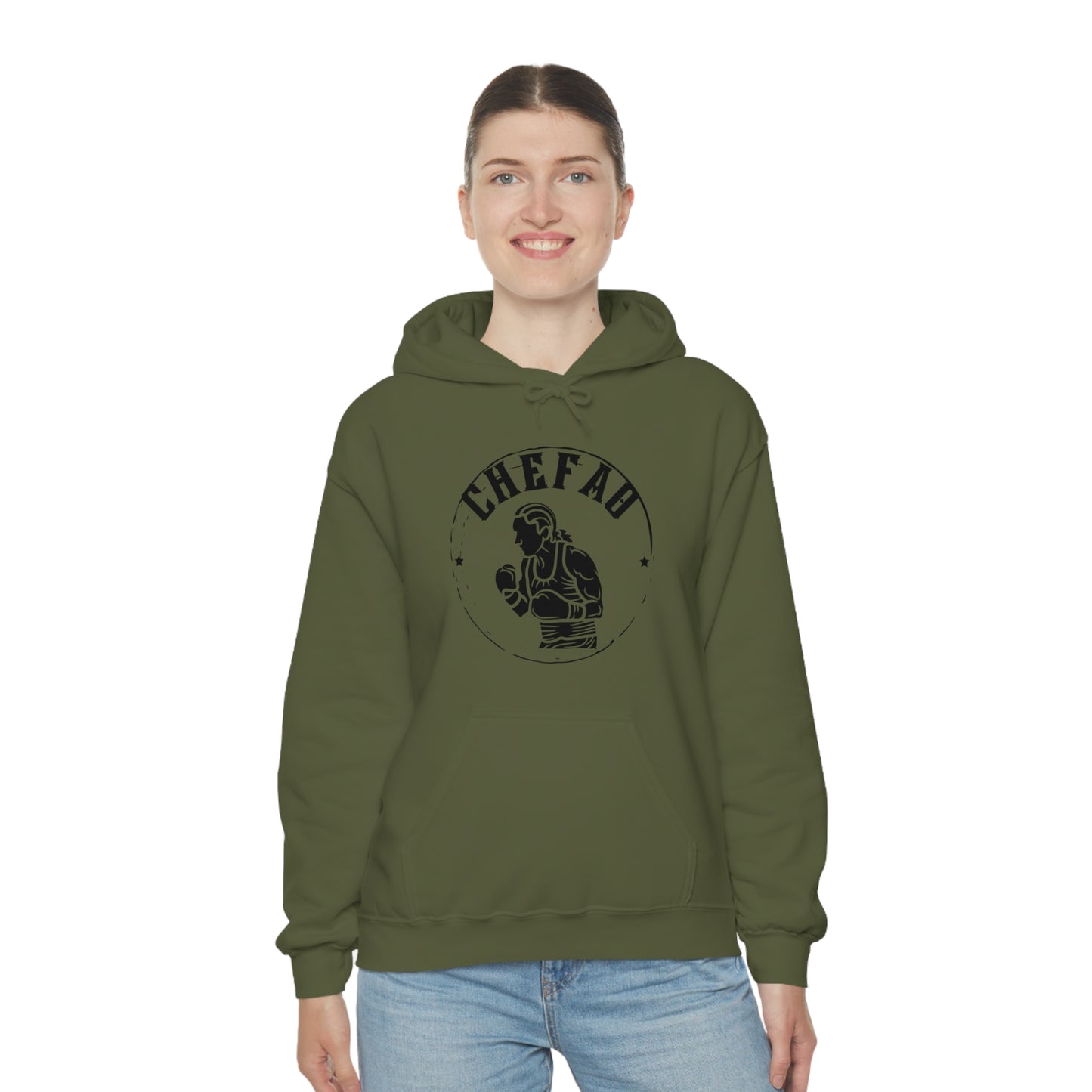 Chefao Boxer II, Unisex Heavy Blend Hooded Sweatshirt