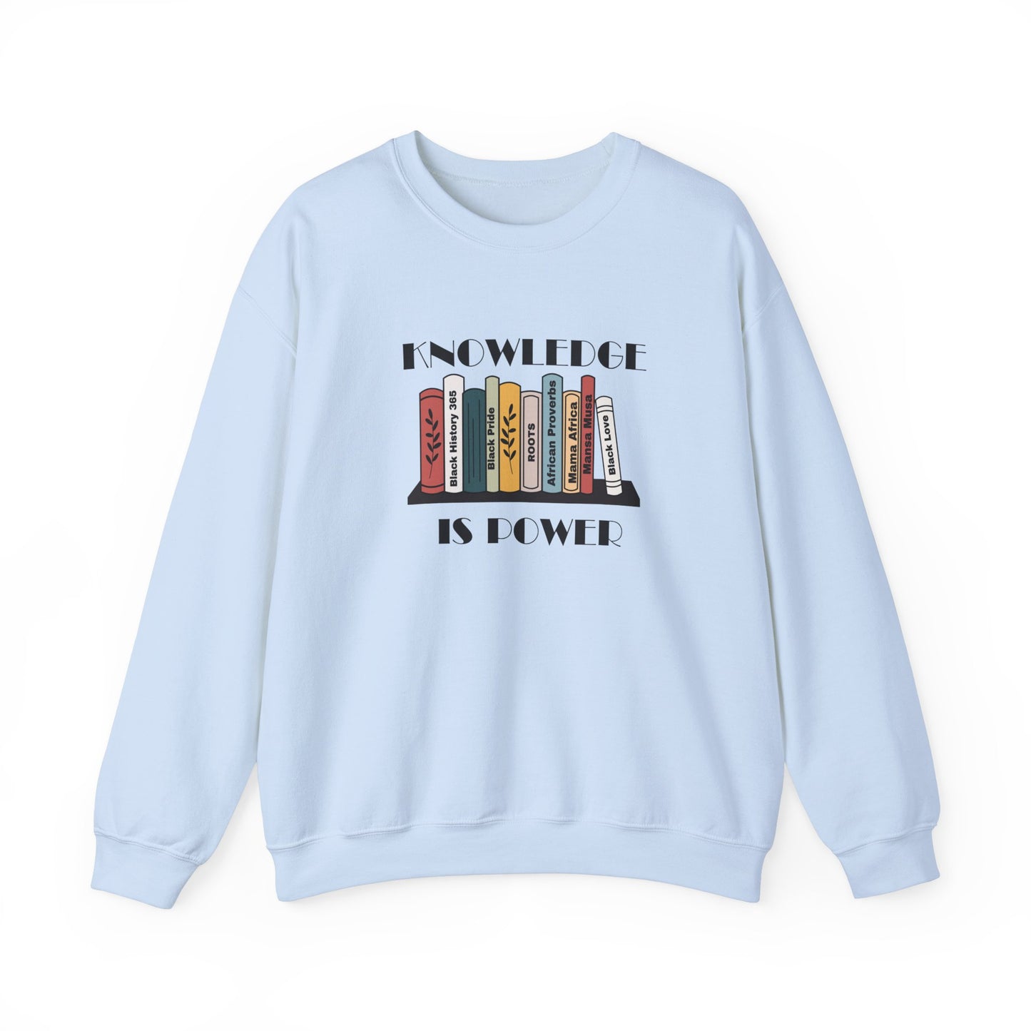 Chefao Knowledge is Power I, Unisex Heavy Blend™ Crewneck Sweatshirt