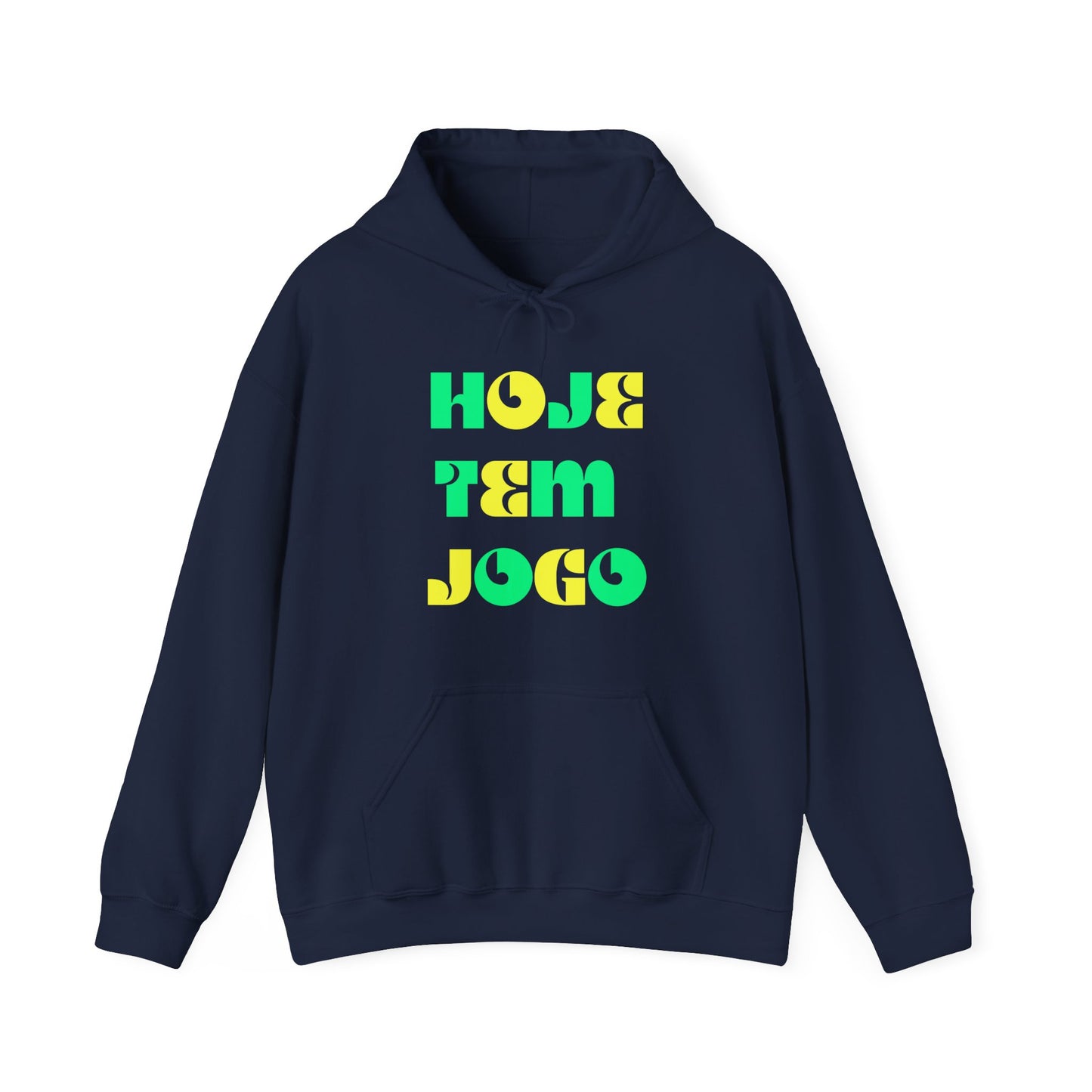 Hoje Tem Jogo I, Unisex Heavy Blend™ Hooded Sweatshirt