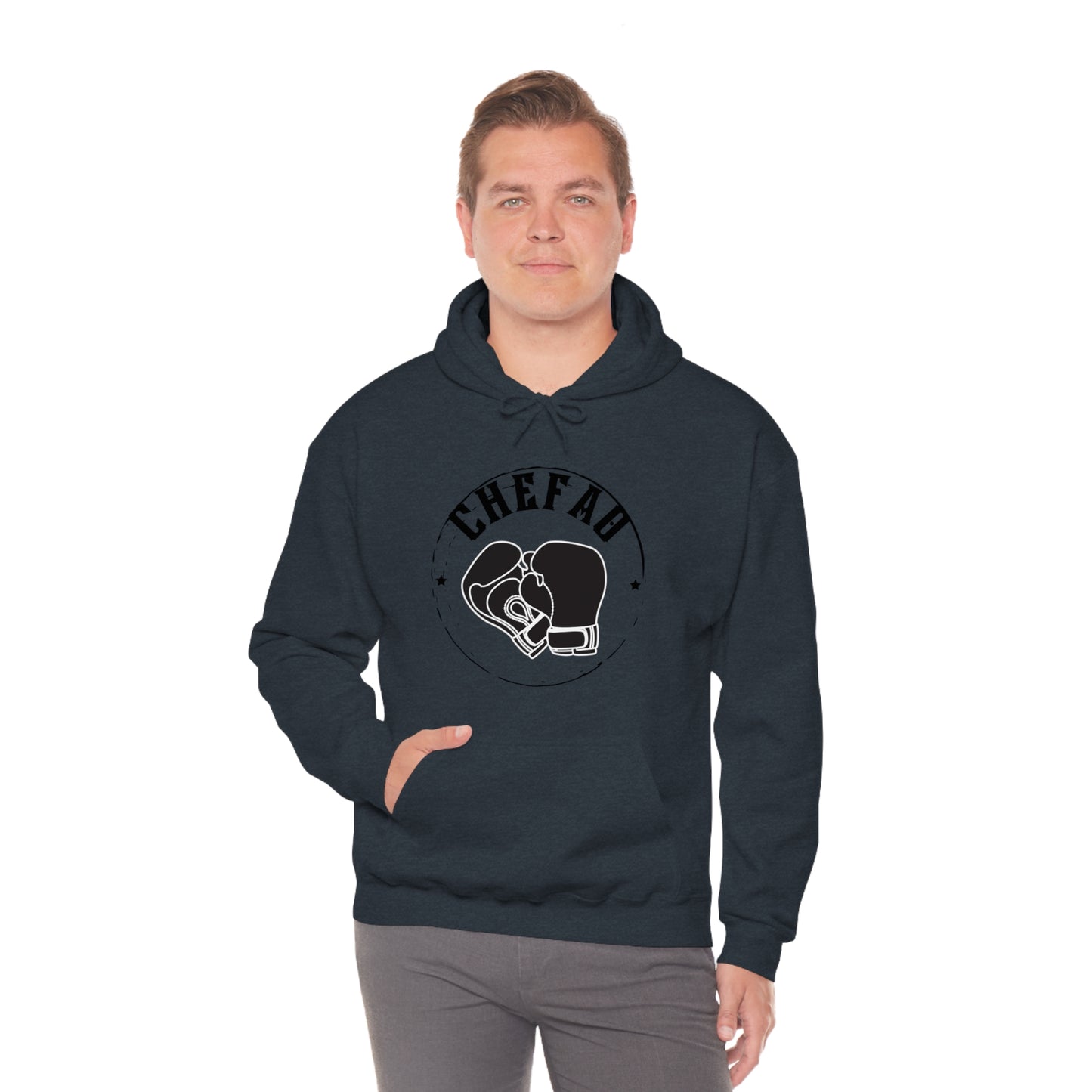 Chefao Boxing I, Unisex Heavy Blend Hooded Sweatshirt