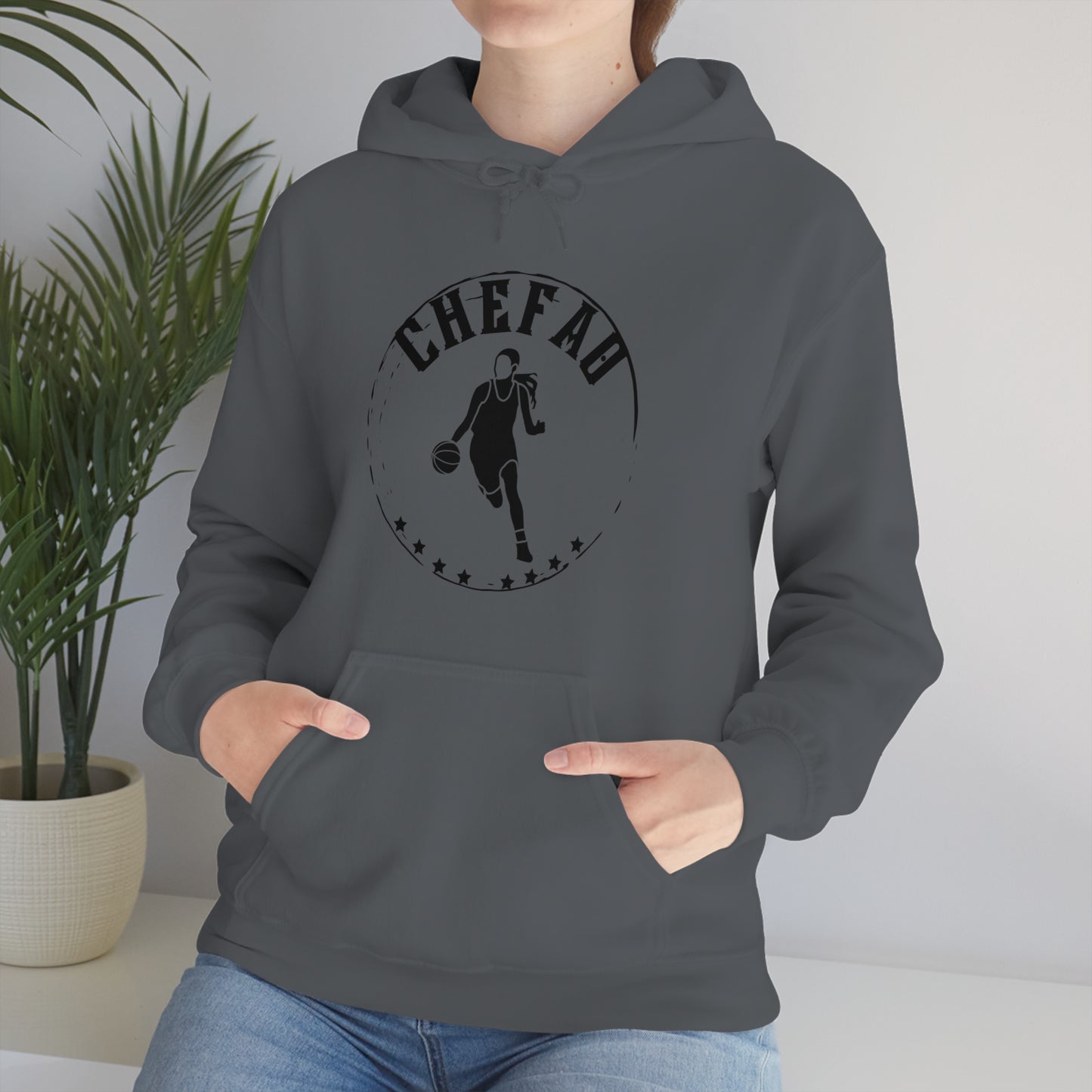 Chefao Basketball I, Unisex Heavy Blend Hooded Sweatshirt