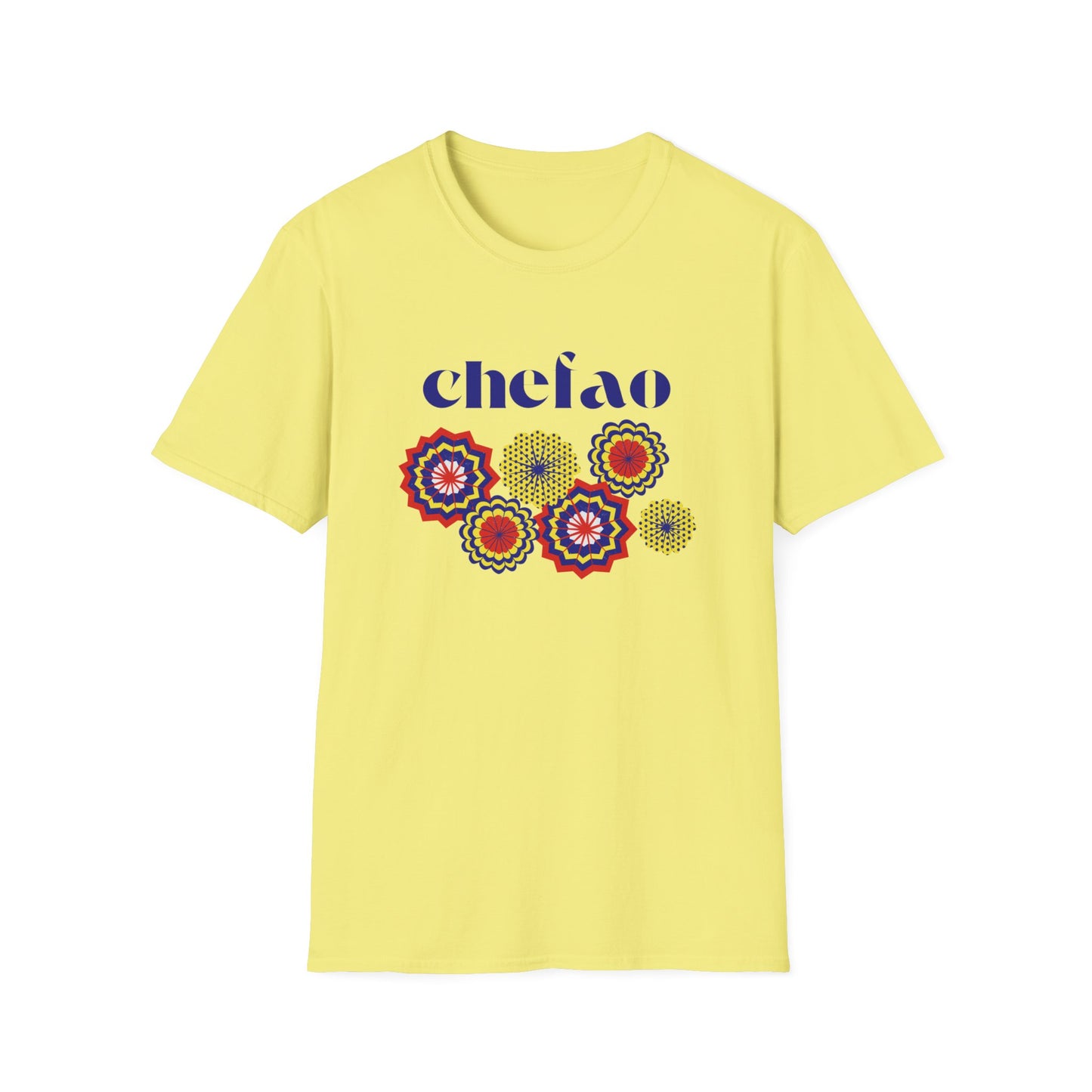 Chefao Paper Fans I, Unisex Softstyle T-Shirt