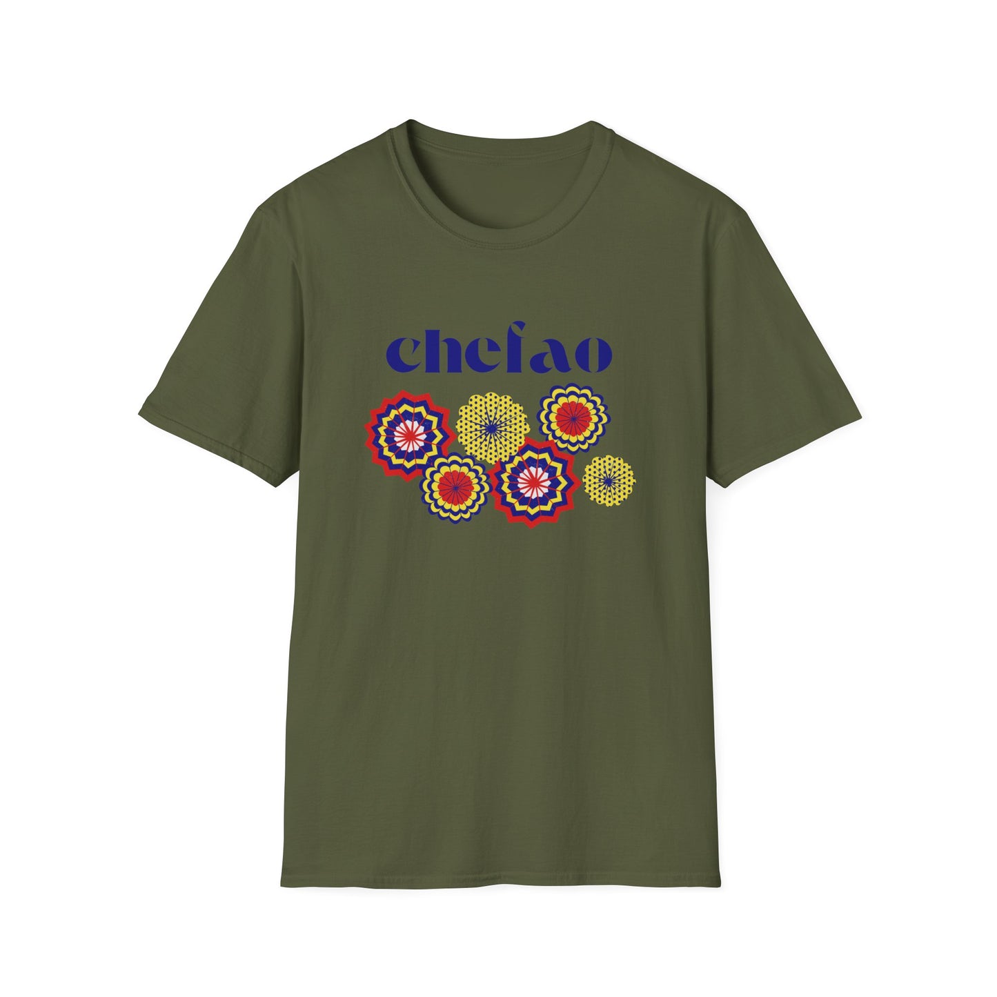 Chefao Paper Fans I, Unisex Softstyle T-Shirt